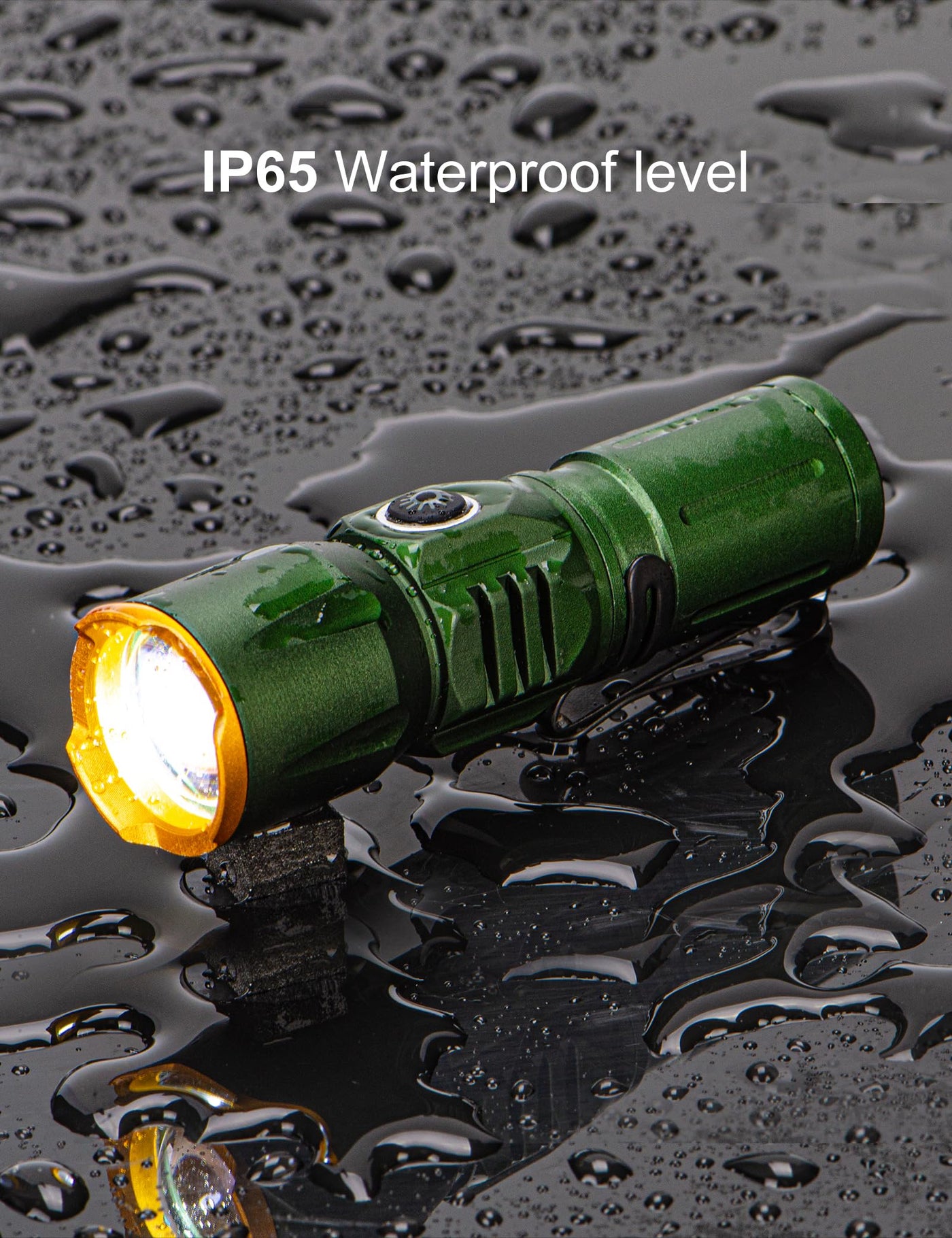 ASORT Mini Rechargeable LED Flashlight, 2000 Lumens, IP67 Waterproof, –  Lightsdaddy