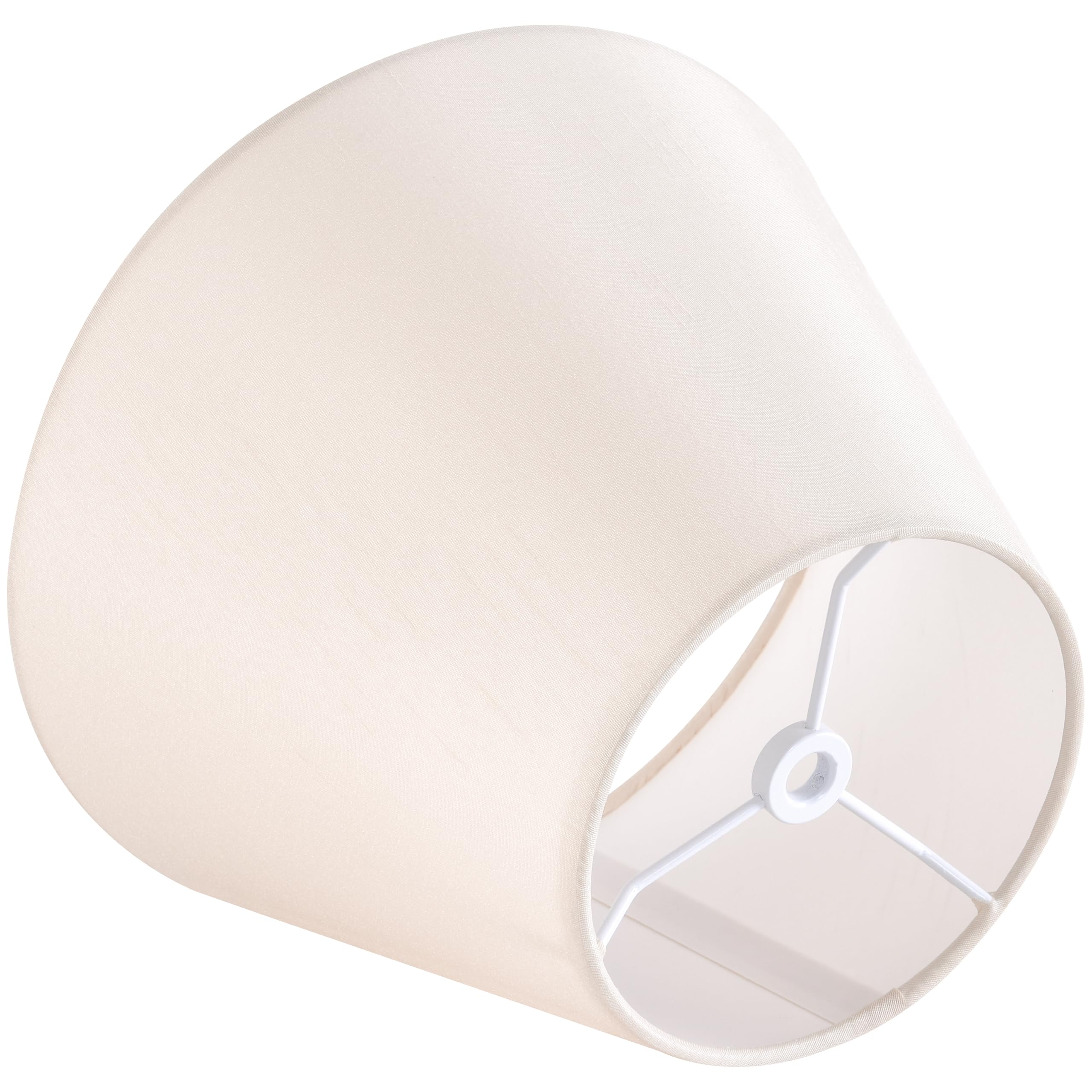 Goso Set Of 2 Small Cream Lamp Shades-5 * 9 * 6.4 In (Spider) Bell Lamp Shade For Table Lamps Wall Lamps-Modern Barrel Lampshade
