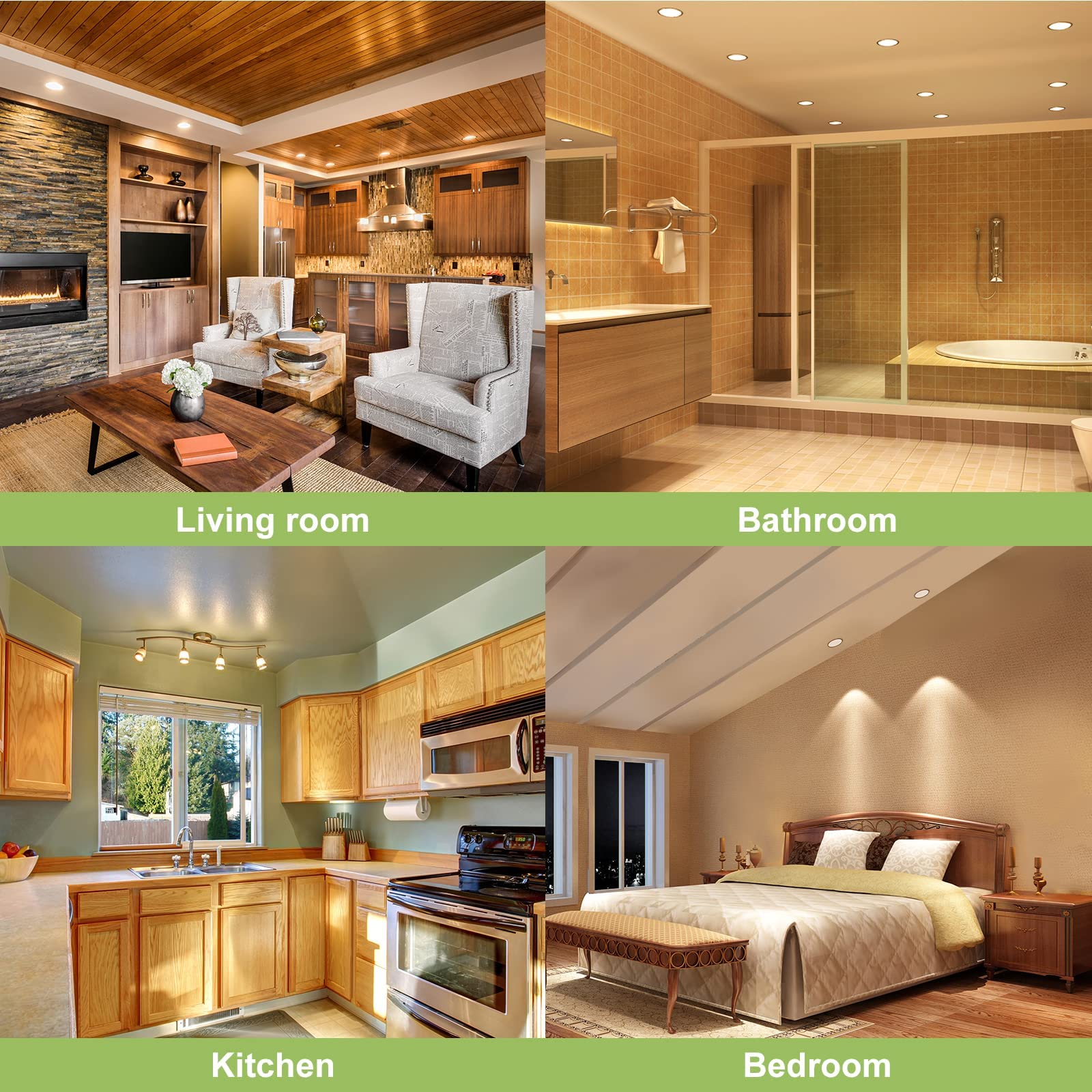 Sigalux Gu10 Led Light Bulbs, 50W Halogen Equivalent, Non Dimmable, 3000K Led Mr16 Gu10 Bulbs For Recessed Track Lighting, Glass Light Bulb With Two Prong, 4.2W 350Lm Warm White, 8 Pack