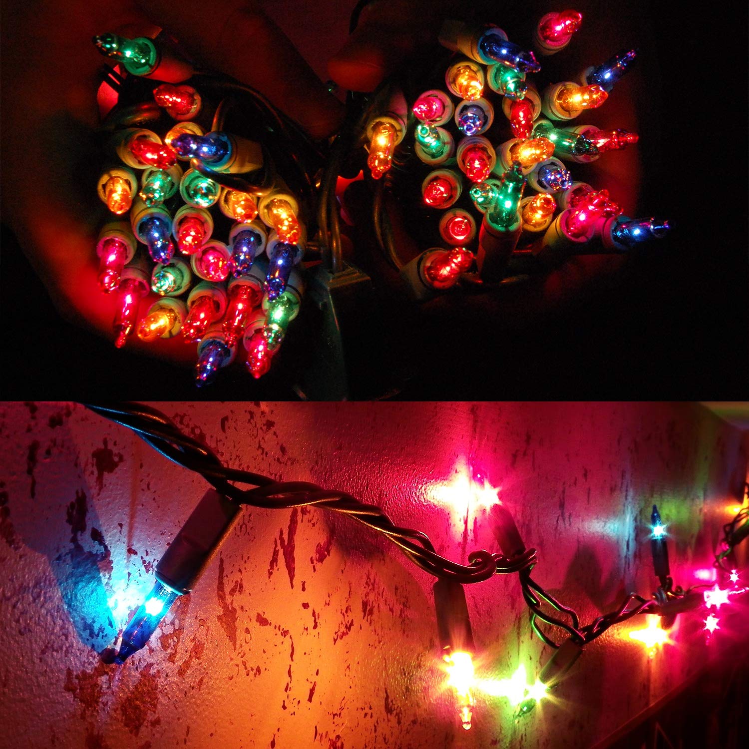 Twinkle Star Christmas Lights, 33FT 150 Multicolor Mini String Light, 120V UL Certified, Indoor/Outdoor, No Twinkle Function