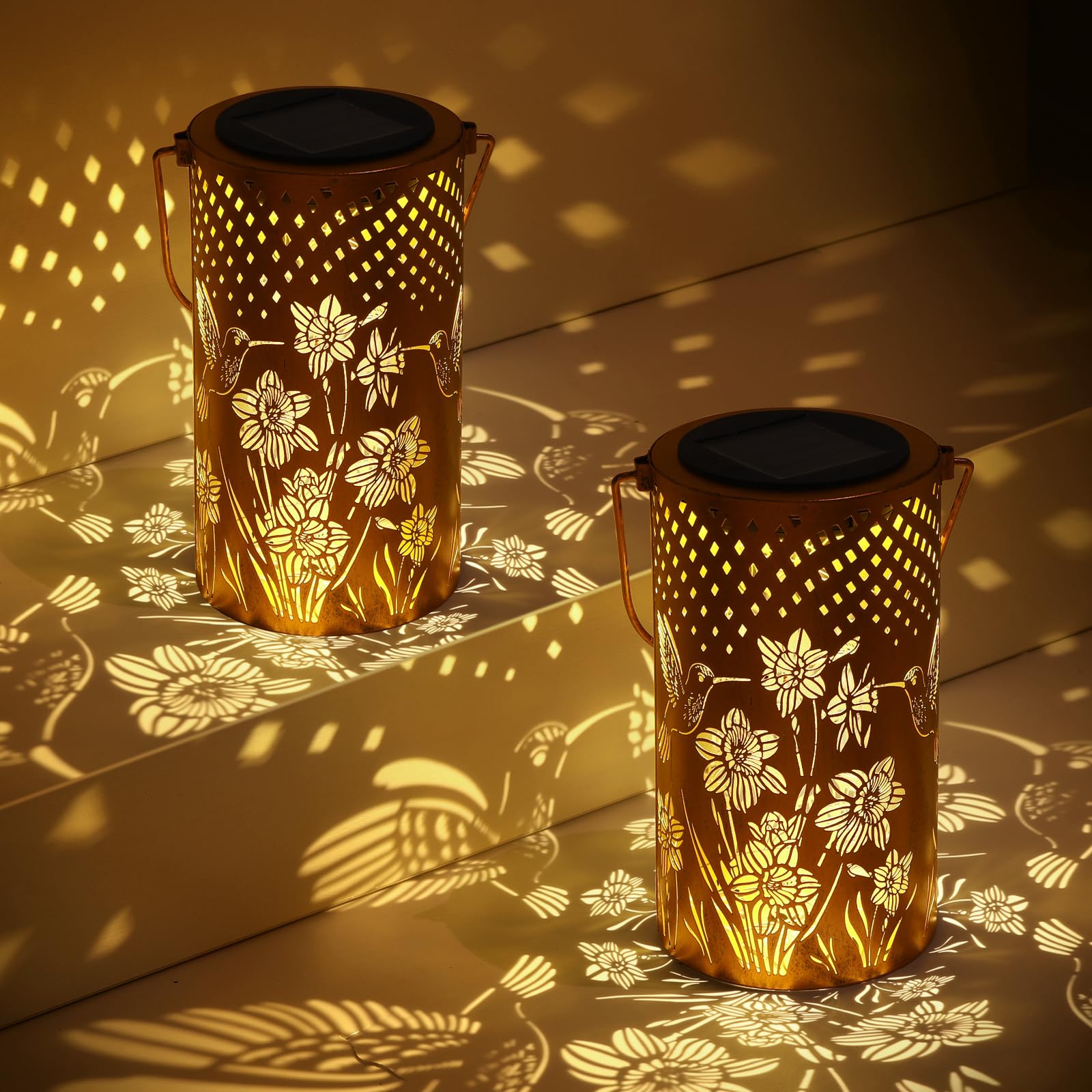 Hummingbird Solar Light, Birthday Gift For Women, Men, Mother'S Day, Thanksgiving, Christmas, New Year Gift. Outdoor Waterproof