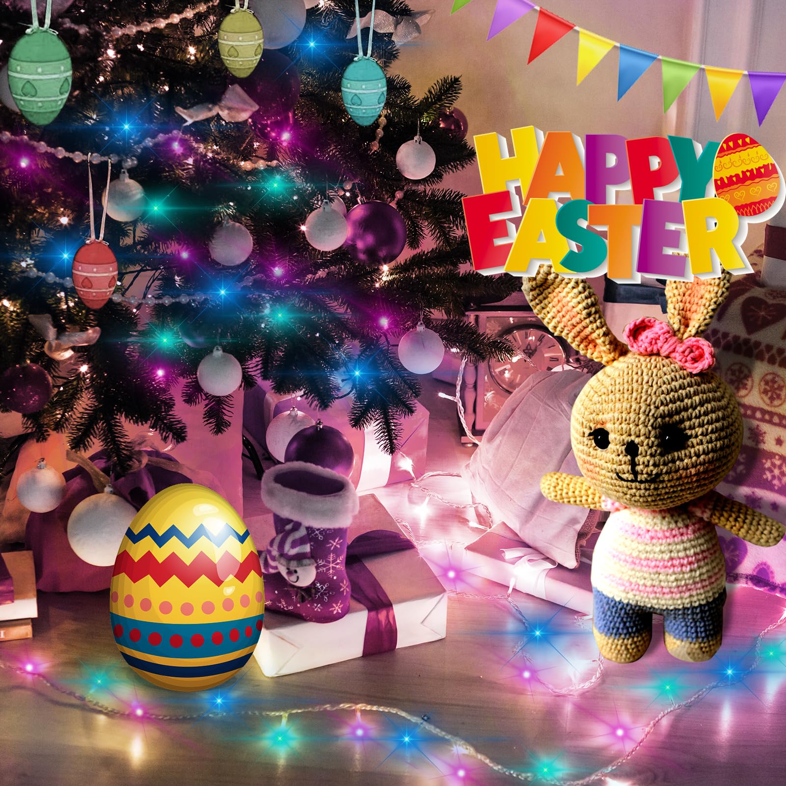 ILLUMINEW 500 LED Multi Color Outdoor String Lights, Waterproof, 174 Ft, 8 Modes, Copper, Model JT-ELFC300V0120-C