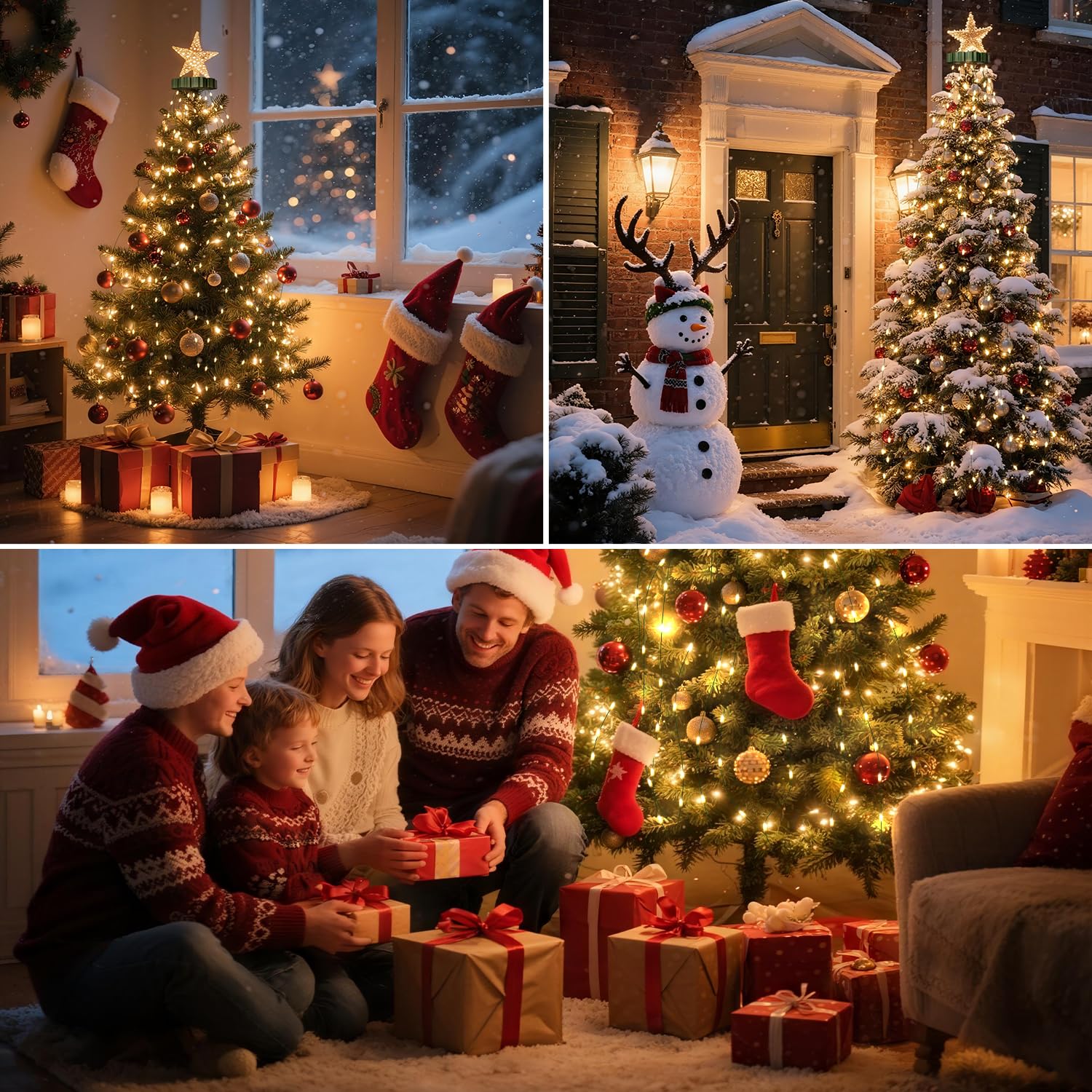 Btfarm Christmas Tree Lights With Remote  6.6Ft 400 Led Usb Plug In Fairy Xmas Light For 5-7Ft Tree Timer Waterproof Dimmable 8 Modes Cascading Twinkle String Light For Indoor Outdoor Decor Warm White