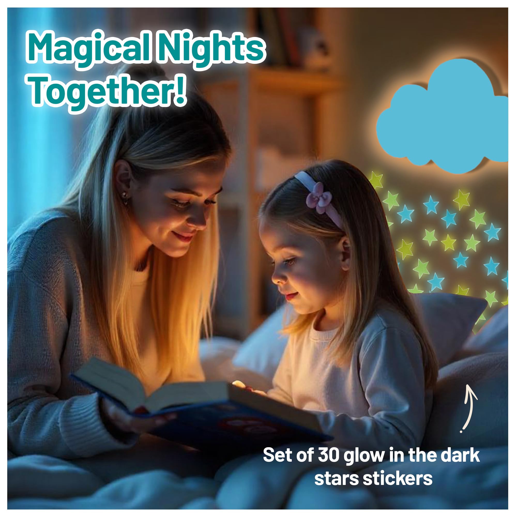 BAZENTI Cloud Lights - Nursery Decor Cloud Lamp, Rechargeable Baby Lamps with Remote, Hanging Lamp for Nursery, Kids Night Light