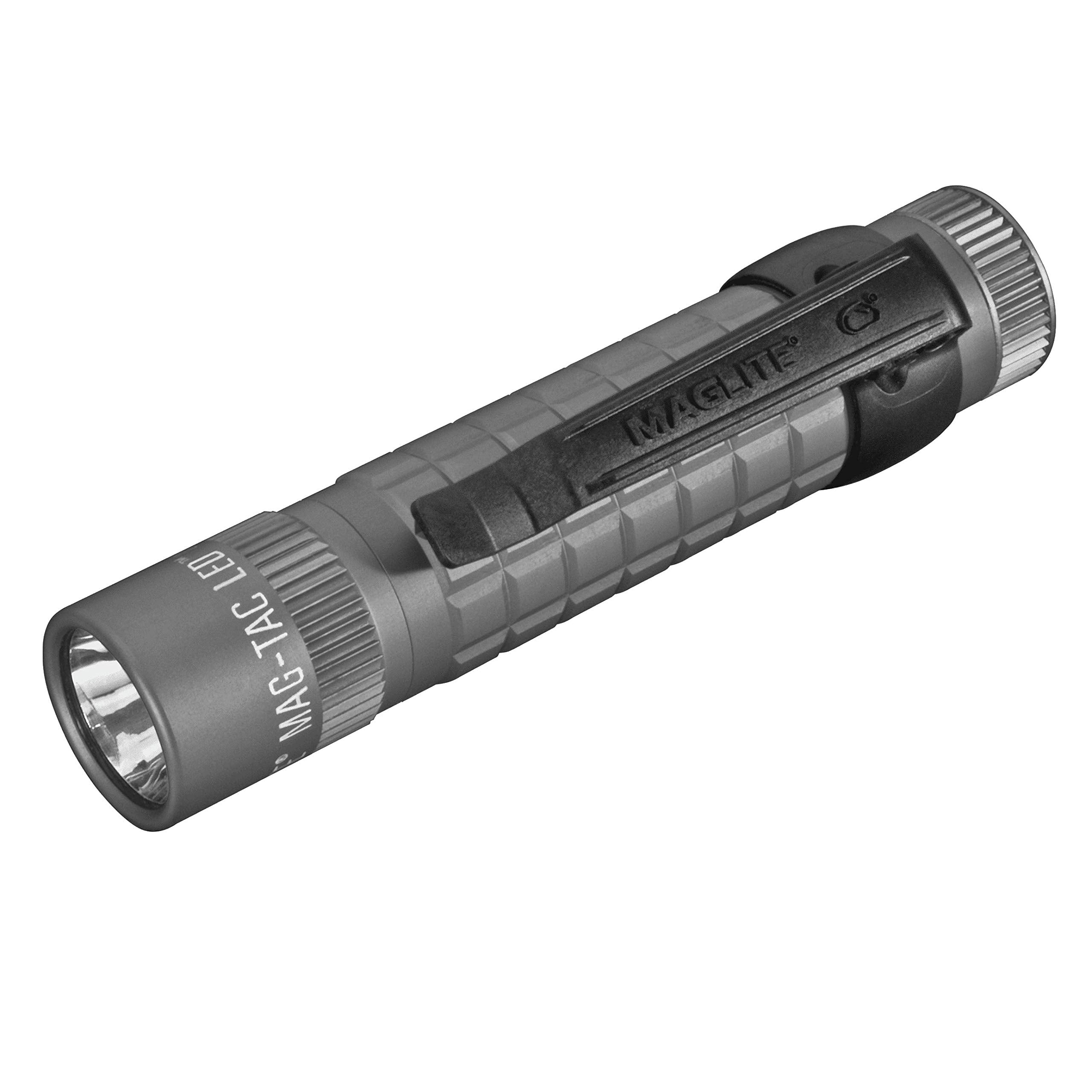 MagLite Mag-Tac LED Flashlight - 2-Cell CR123, Plain-Bezel, Urban Gray, Model SG2LRG6