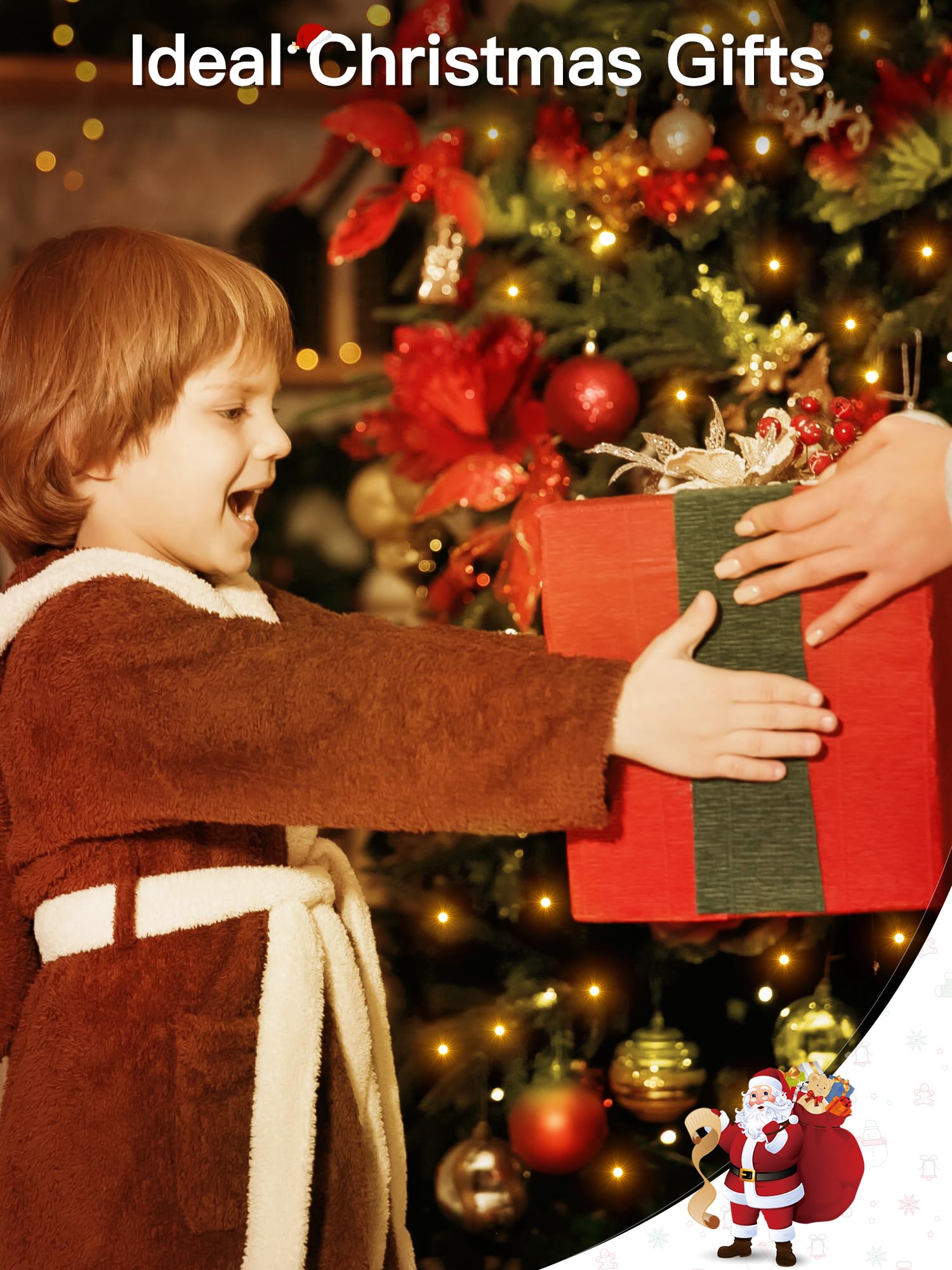 Guhope Christmas Lights 66Ft 200 Led  Christmas Tree Light With 8 Lighting Modes  Outdoor Waterproof String Lights With Remote And Timer  Fairy Light For Holiday Decor (Warm White)