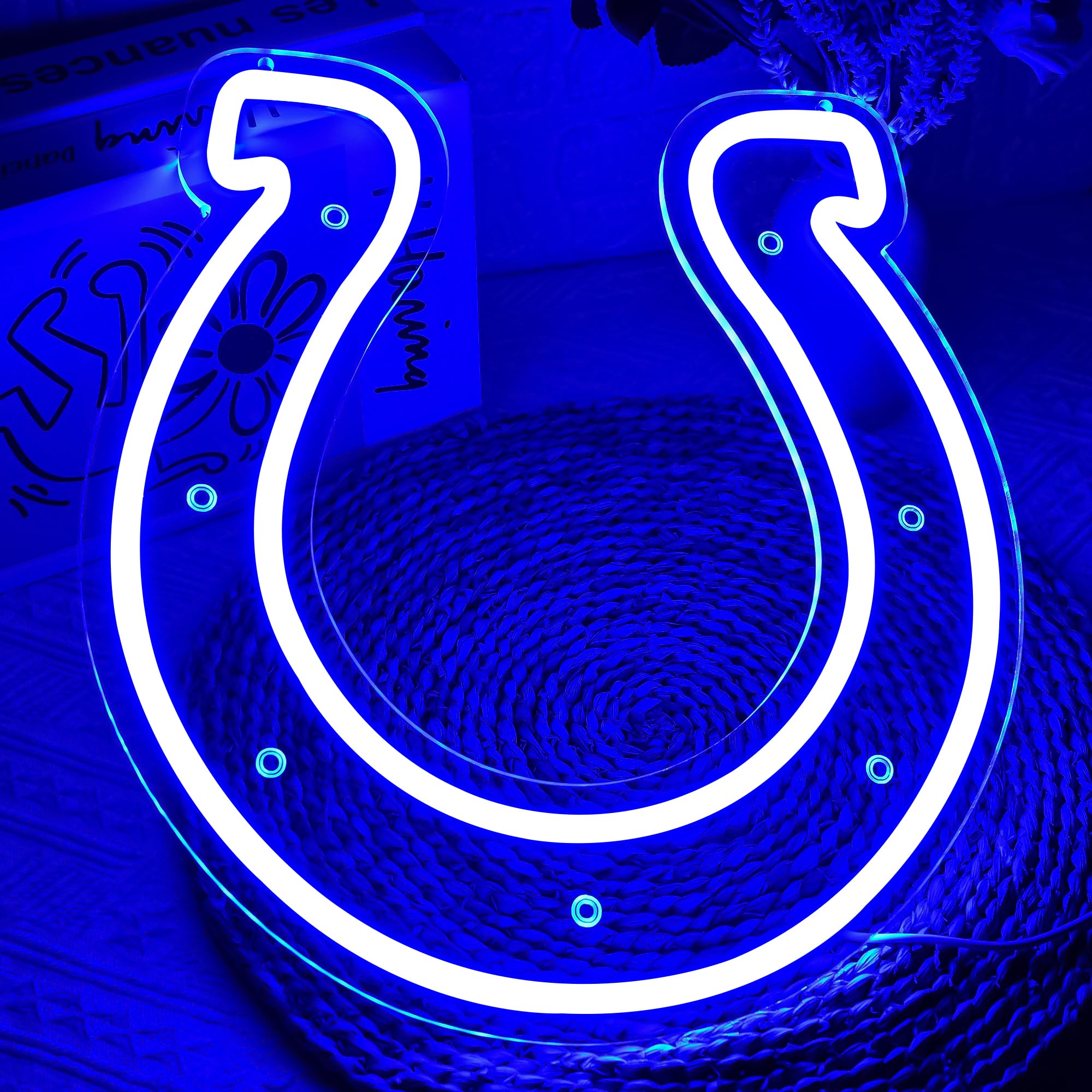 Football Neon Sign For Wall Decor Football Led Neon Light For Man Cave Birthday Gifts For Rugby Fans With Rugby Team Light Up Sign For Party Club Bar Dorm Size12.9 * 13.7In(Zyld116)