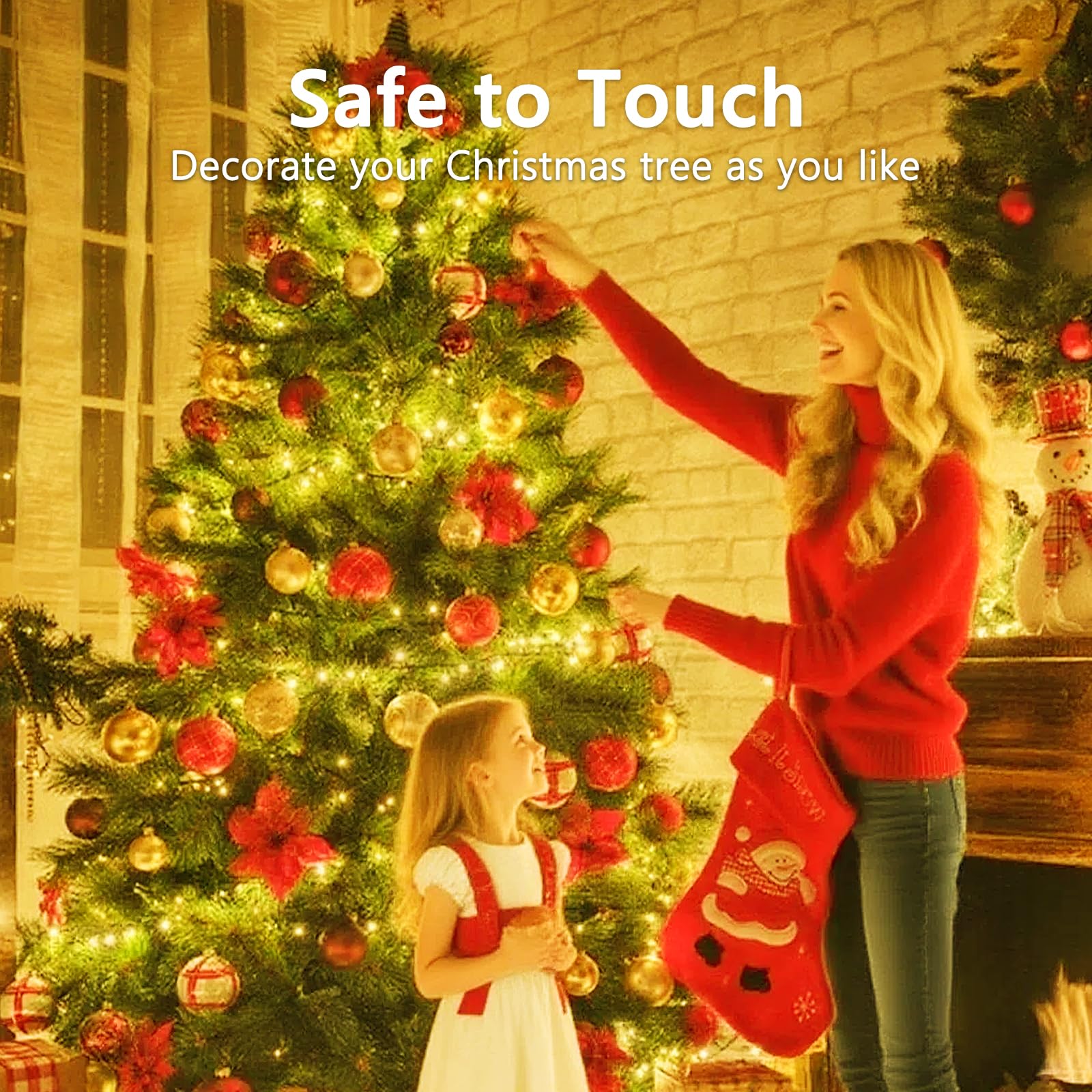 75Ft 1500 Led Cluster Christmas Lights  Christmas Tree Lights Outdoor Indoor With 8 Modes & Timer & Remote  Fire ers String Lights Waterproof For Garland Party Xmas Decorations  Warm White