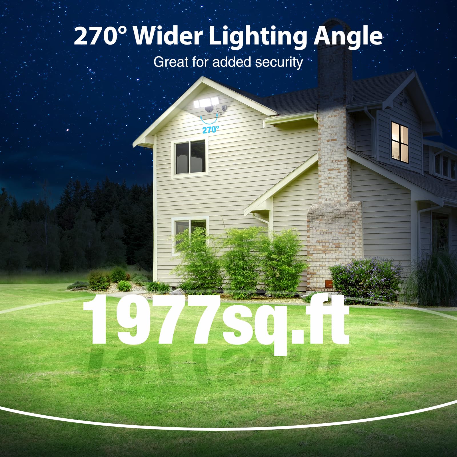 Onforu 130W Flood Lights Outdoor, 13000Lm Brightness Plug-In Led Flood Light Outdoor, Ip65 Waterproof Security Light With 3 Adju