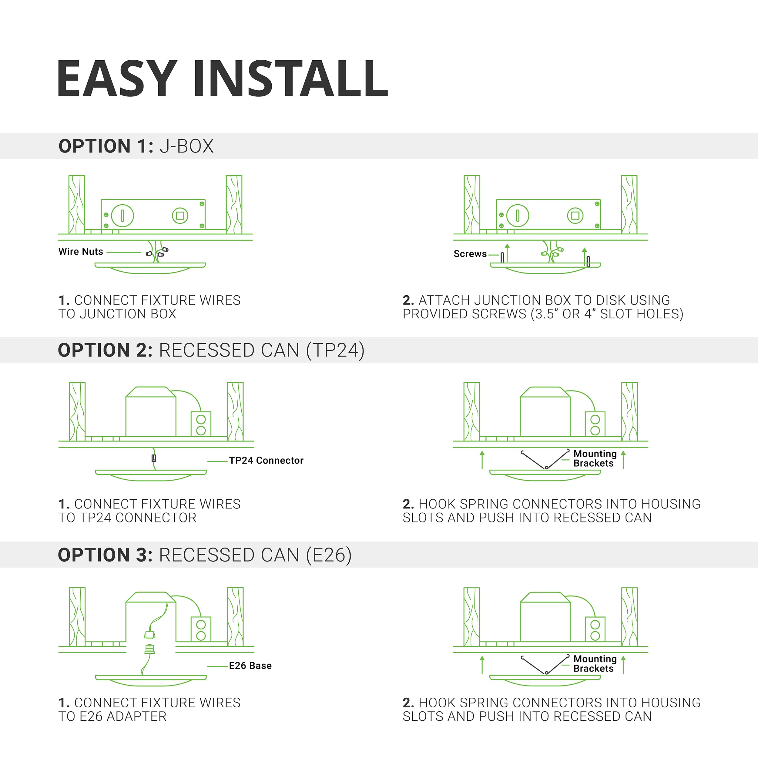 Sunco 48 Pack 5/6” Led Disk Lights Flush Mount Ceiling Light Fixture Recessed 3000K Warm White, 100W Equivalent 15W, 1050Lm, Dimmable Low Profile Surface Mount Etl & Energy Star Listed