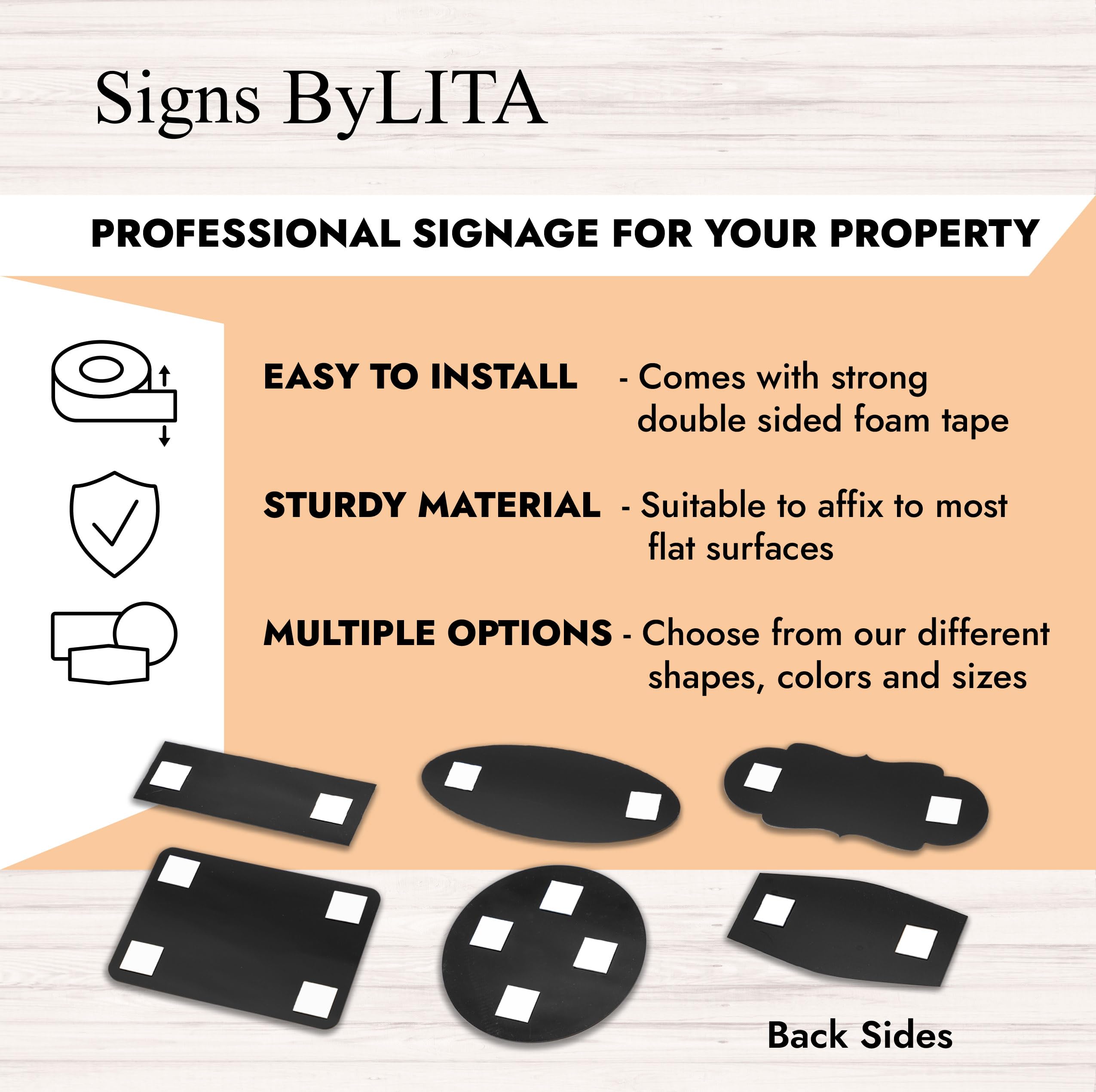 Signs Bylita Circle Emergency Exit Only Sign (Brushed Silver) - Medium 1 Pack