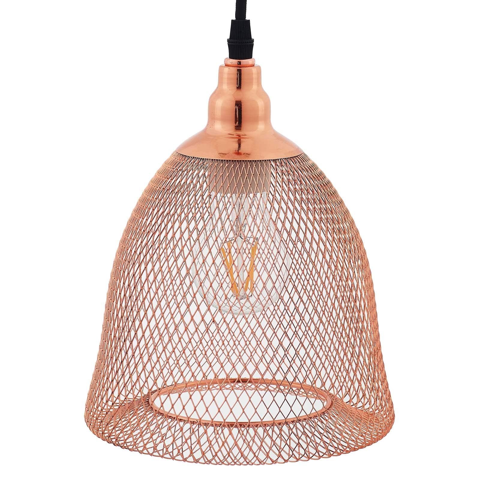 Modway Glimmer 7in Pendant Light, Yellow Metal Bell Shade, Model EEI-2902
