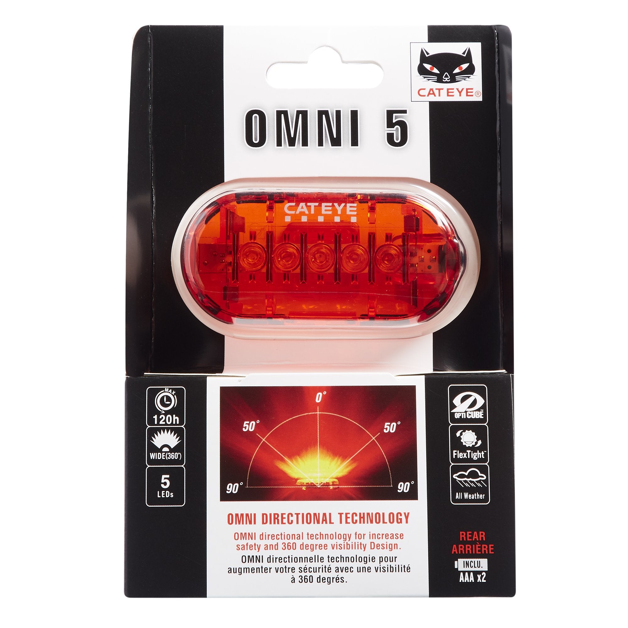 Omni 5 Led Rear Safety Light