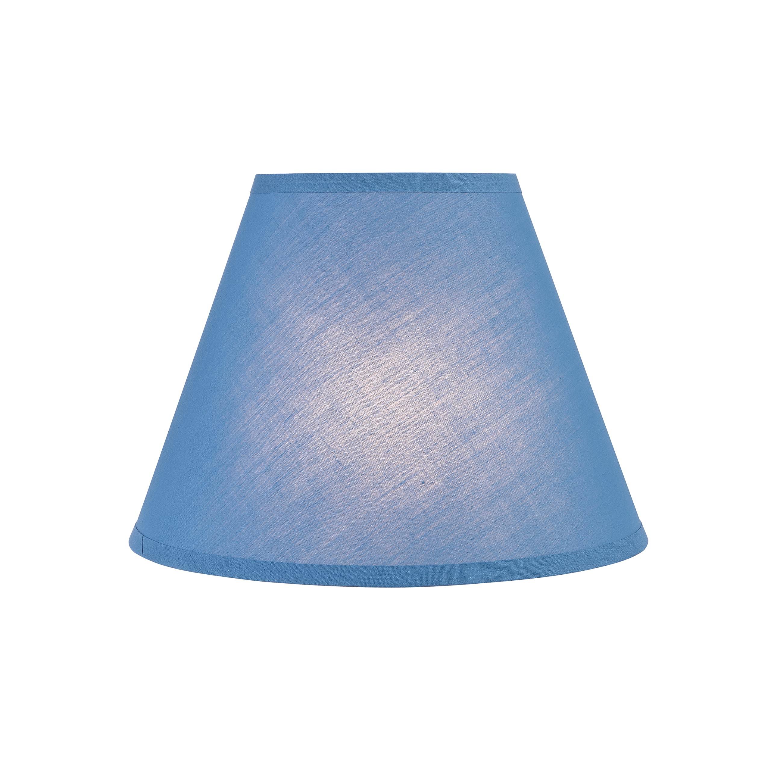 Aspen Creative 58882 Transitional Empire Shape Uno Construction Lamp Shade, Eggshell, 6'' Top X 12'' Bottom X 9'' Slant Height