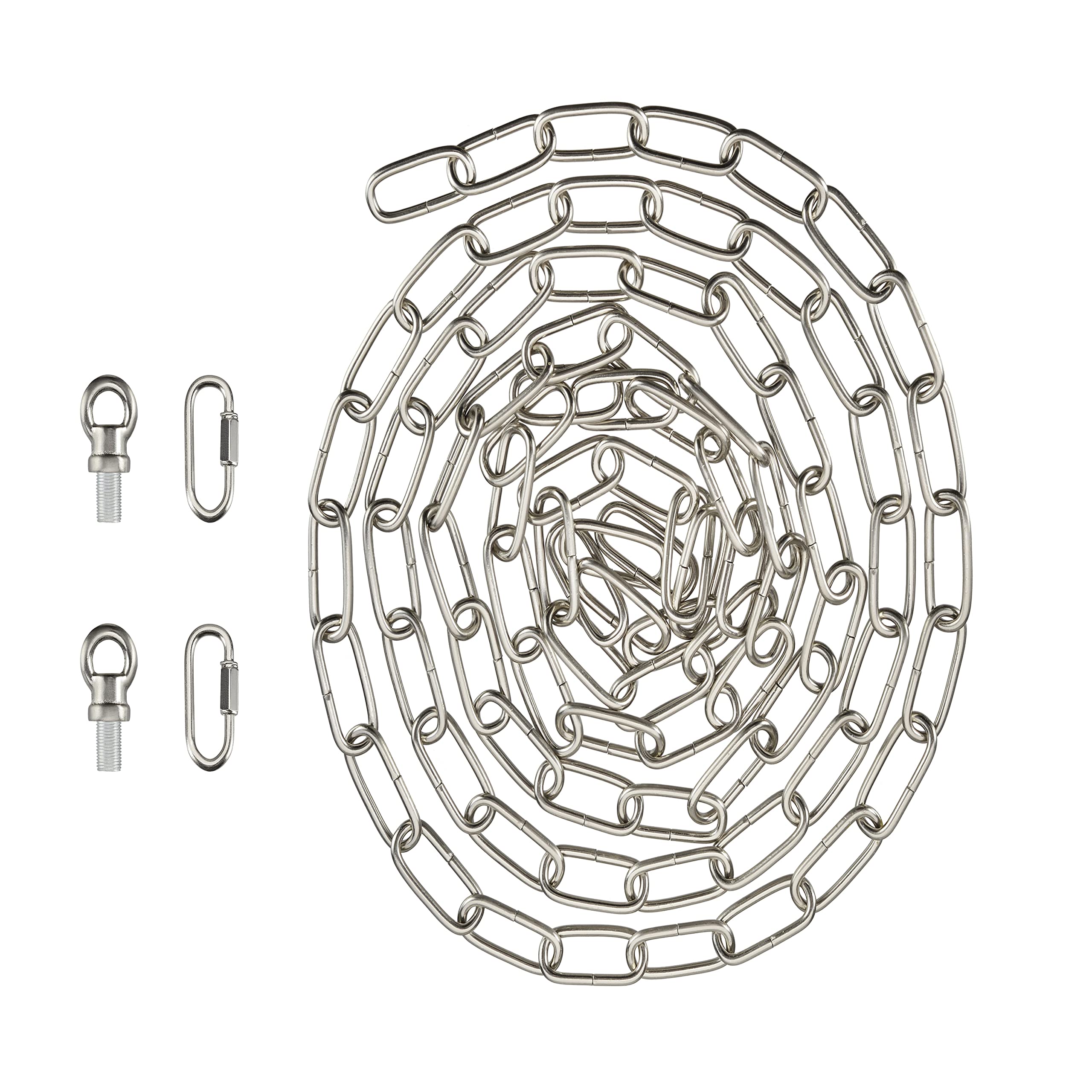 Aspen Creative 21115-21,Steel 10 Feet Heavy Duty Chain & Quick Link Connector for Hanging Up Maximum Weight 50 Pounds-Lighting F