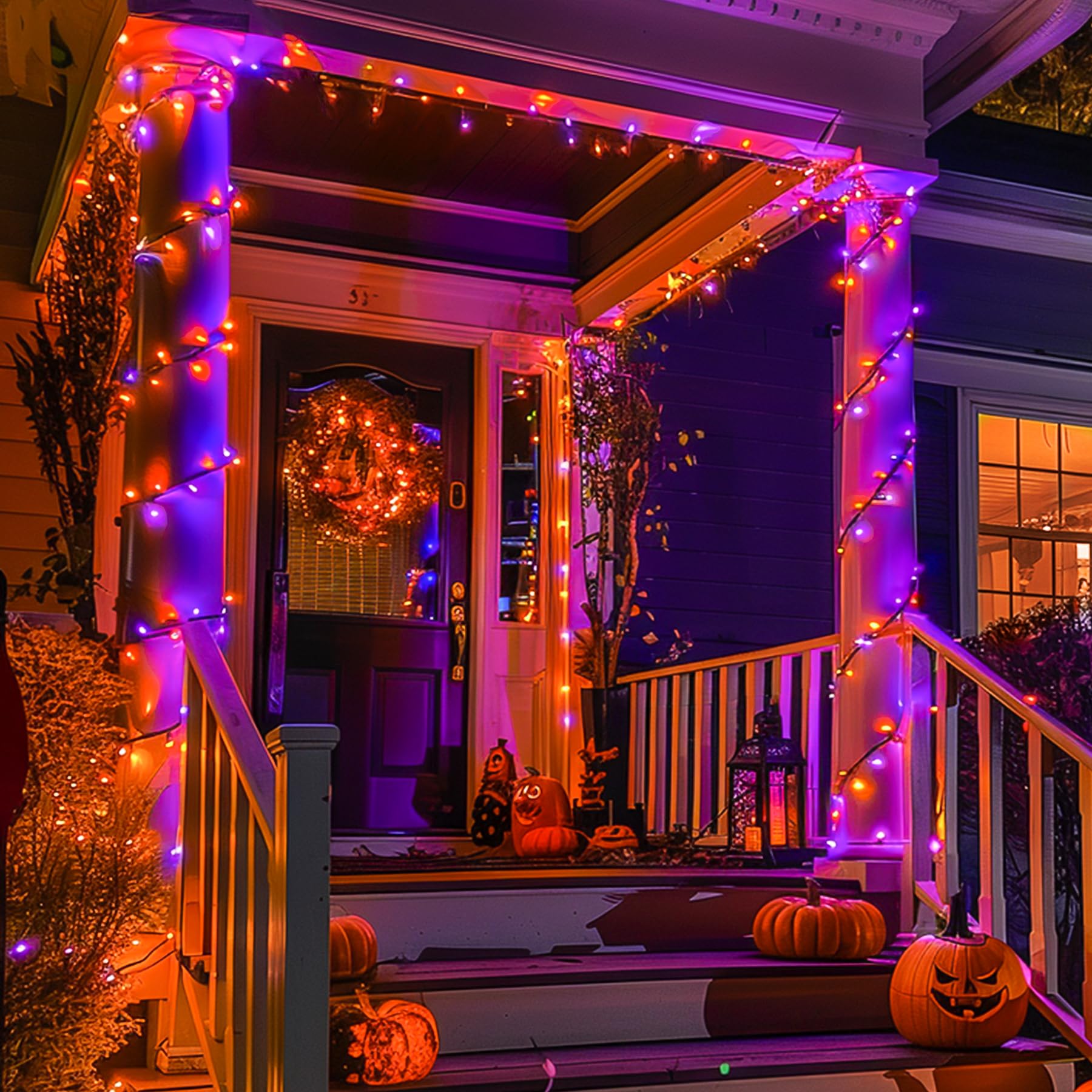 Jmexsuss 2 Pack Red And White Solar Christmas Lights, Total 400 Led 151Ft Solar String Lights Outdoor Waterproof, 8 Modes Solar Lights For Outside Tree Patio Christmas Decorations