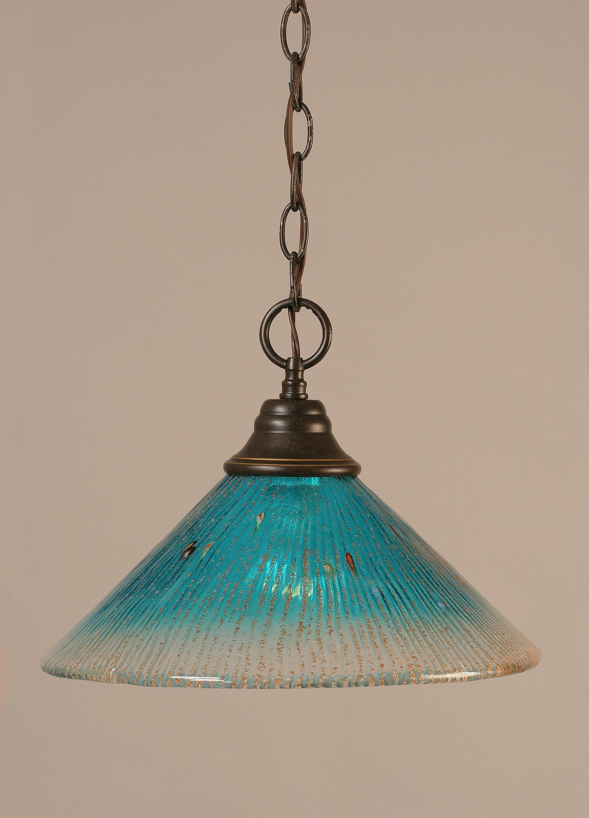 Toltec Lighting 1 Light Pendant In Dark Granite (10-Dg-448)
