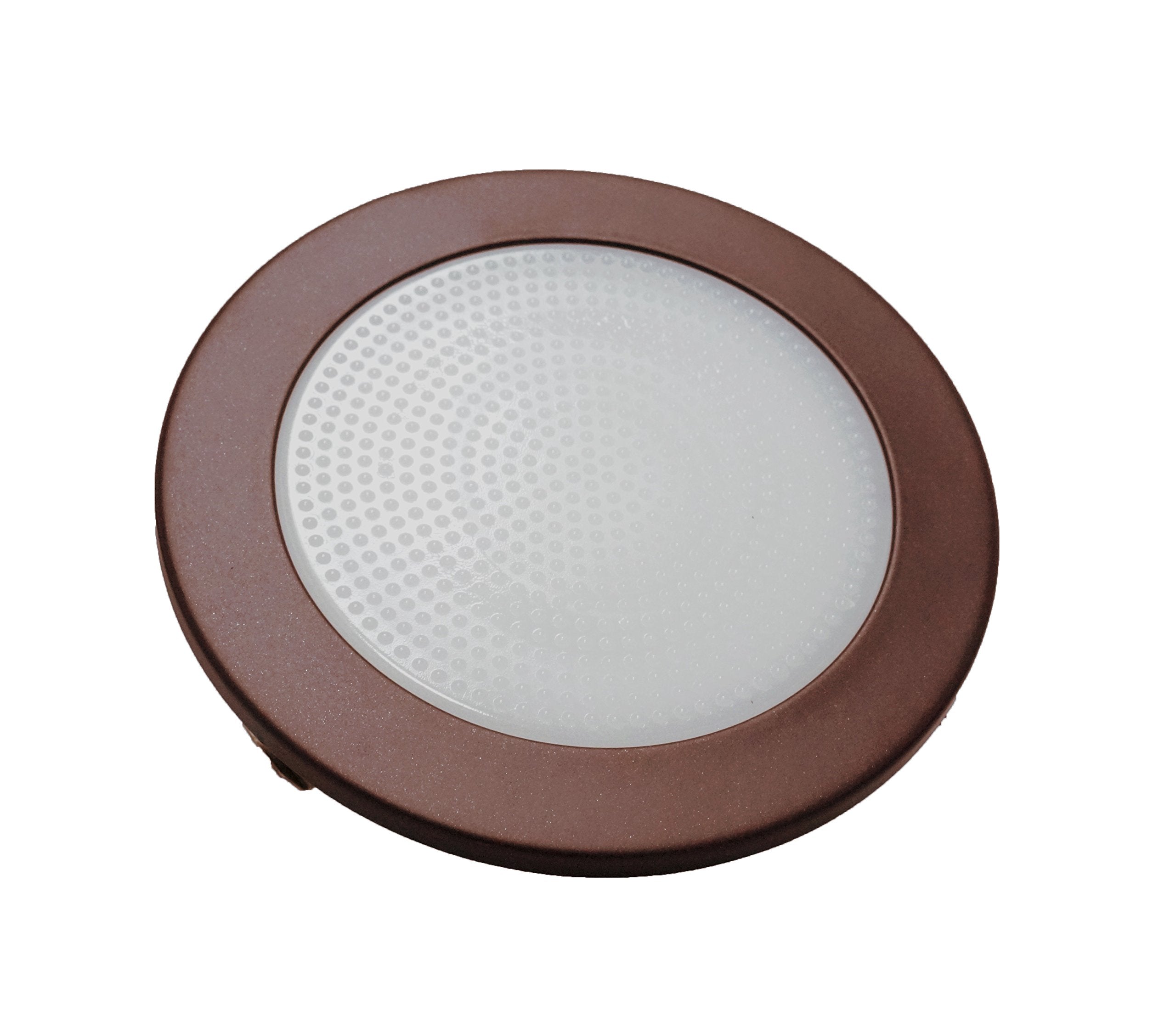 Nicor Lighting 4 Inch Oil-Rubbed Bronze Shower Trim With Glass Albalite Lens, For 4 Inch Housings (19509Ob)