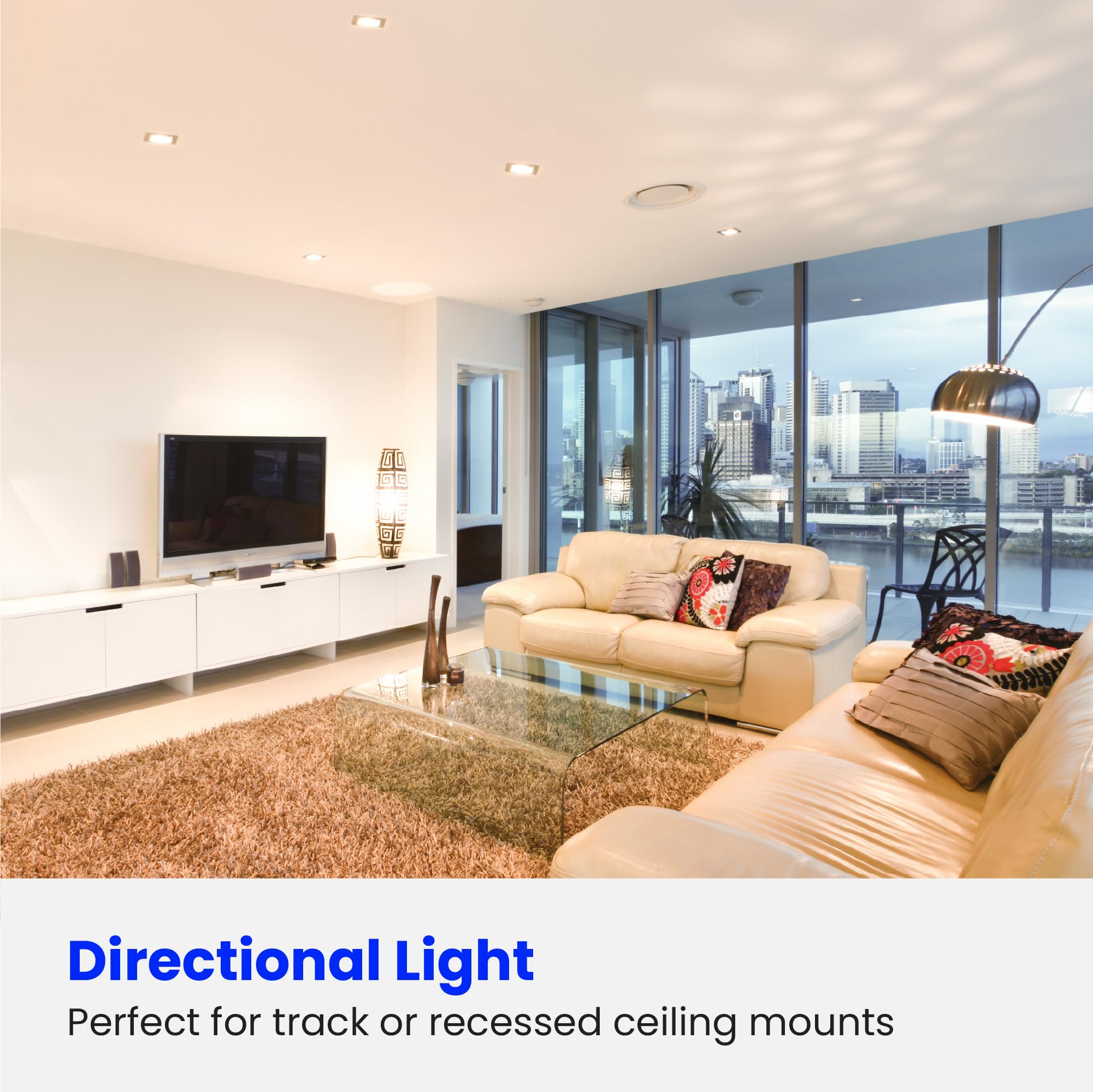 Feit Electric Br30 Led Light Bulbs, 65W Equivalent, Non Dimmable, 10 Year Life, 650 Lumens, 2700K Soft White, E26 Base Recessed