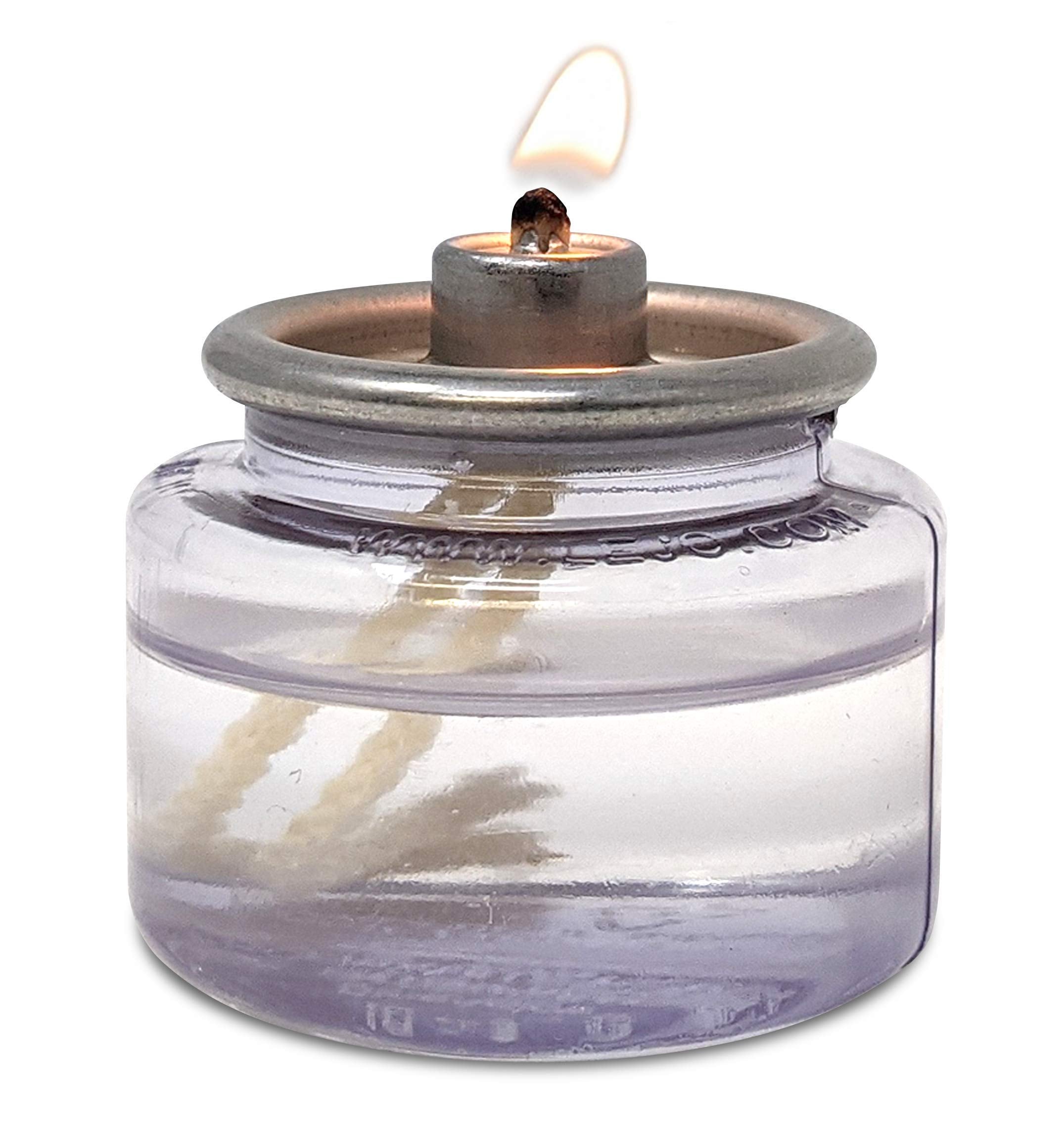 Hyoola Oil Candles - 8 Hour Liquid Candles - Disposable Liquid Paraffin Tea Lights - 12 Pack - For Restaurant Tables And Emergency Candles