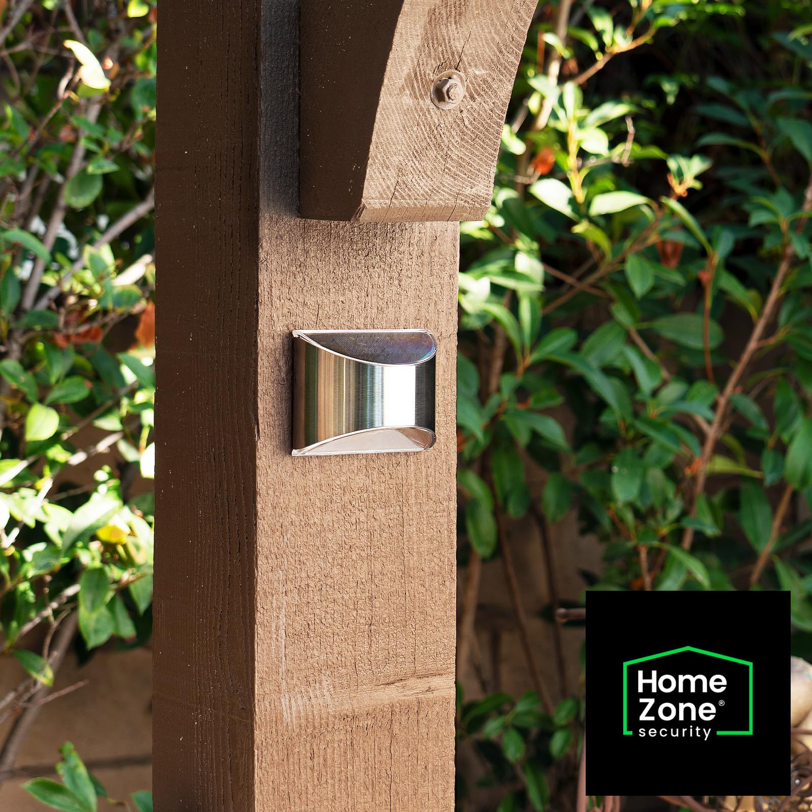 Home Zone Security Solar Wall Lights - Decorative Outdoor Solar Fence Post And Step Lights, Weatherproof With No Wiring Required