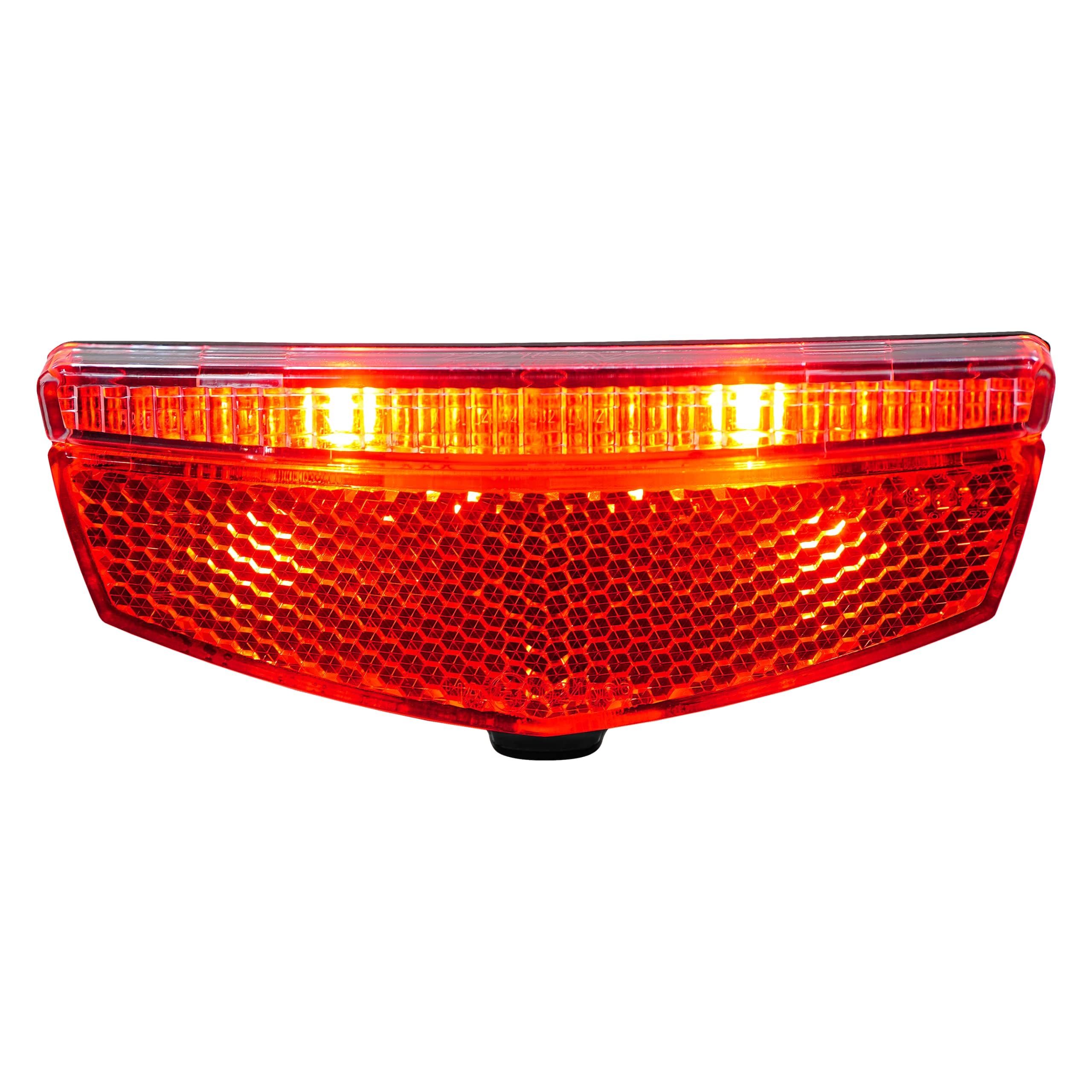 BV Bike Rear Rack Lights - LED Tail Light for Cycling Safety  Easy to Install (Rear Carrier Mount-A)