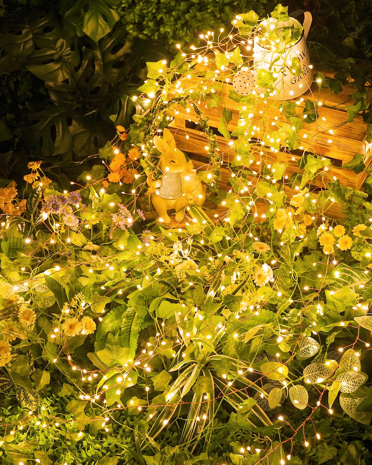 Brightown Solar String Lights For Outside, 19.6Ft 240 Led Solar String Lights Outdoor Waterproof, Solar Fairy Lights With 8 Mode