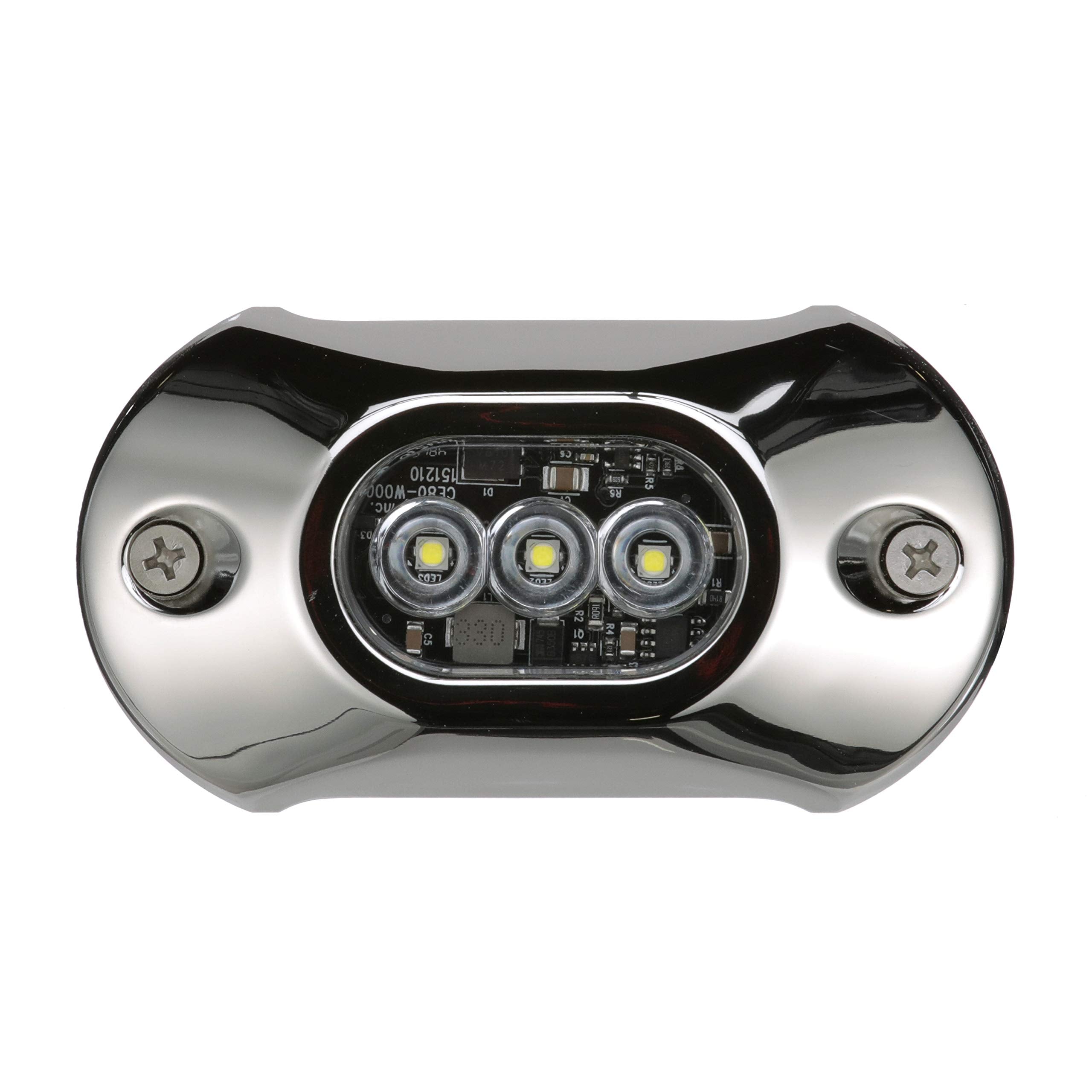 Attwood LED Underwater Light, Stainless Steel Bezel, White Light, Model 65UW03W-7, One Size