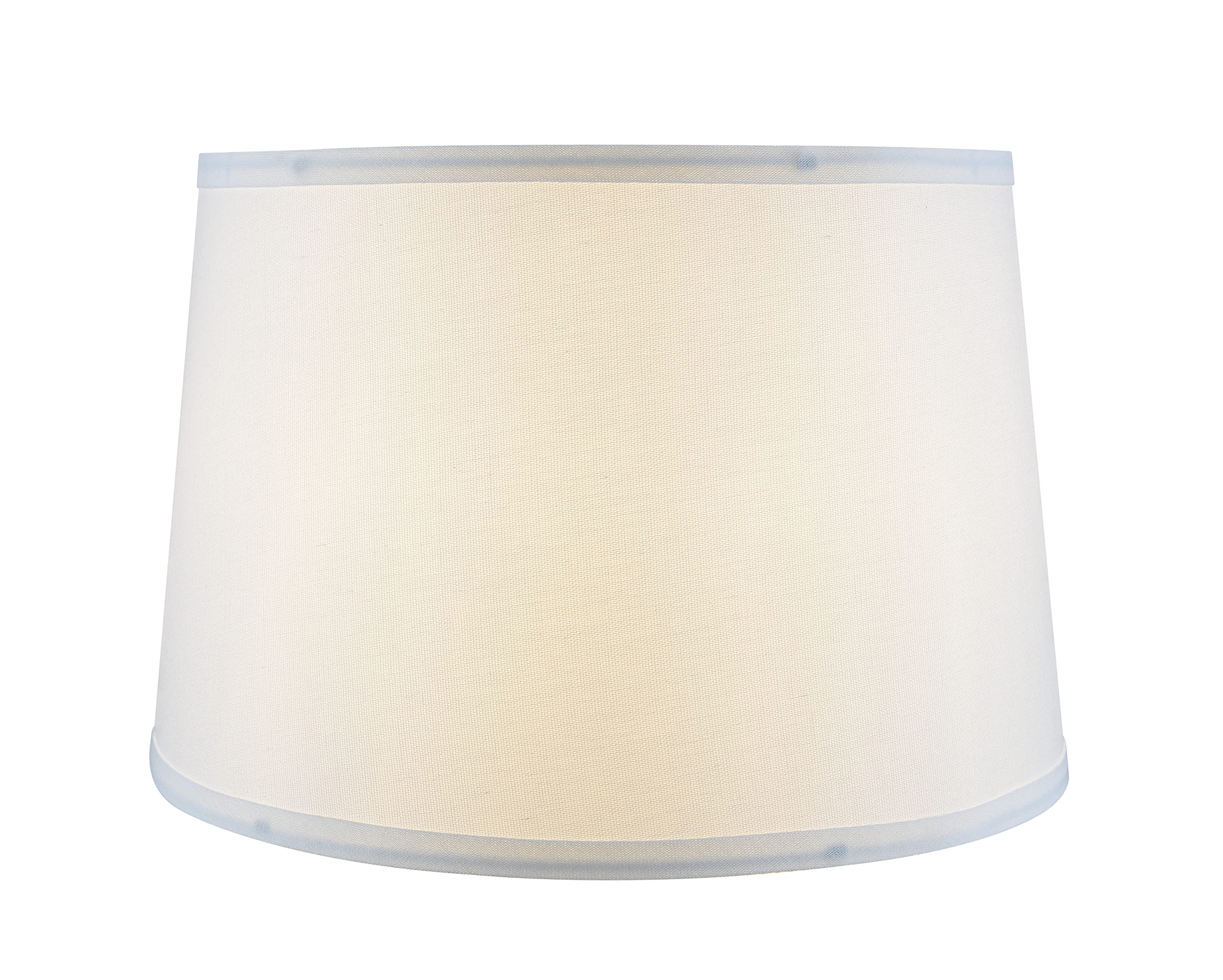 Aspen Creative 38027-2, Empire Collapsible Spider Lamp Shade, White, 13 Top x 15 Bottom x 10 Slant Height, Set of 2