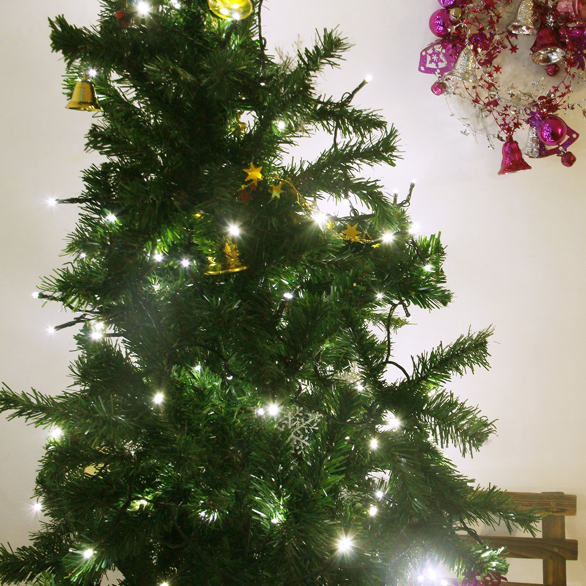 Lalapao 2 Pack Super-Long Solar String Lights Total 170Ft 480 Led 8 Modes Upgraded Solar Powered Outdoor Waterproof Christmas Fa