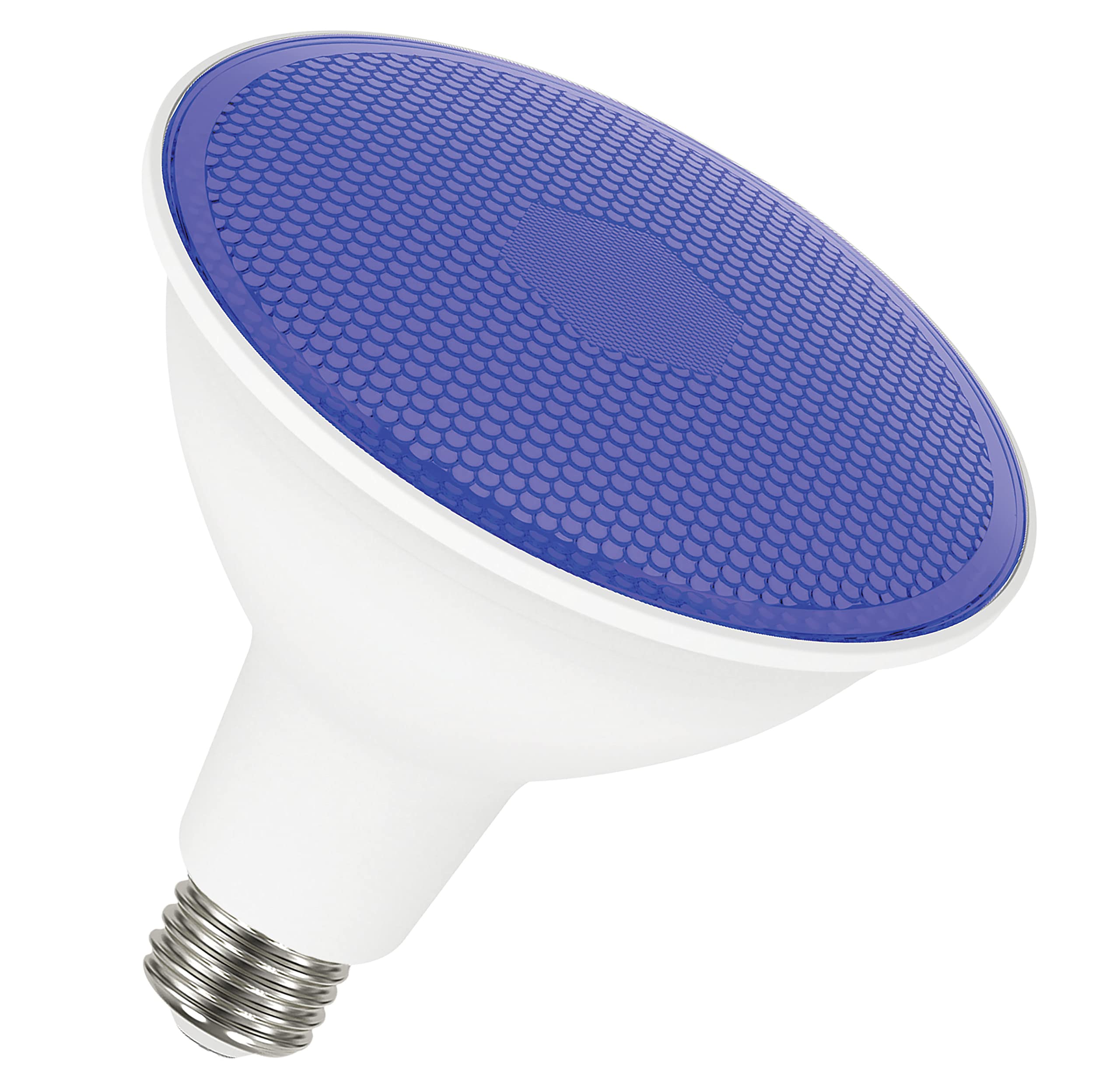 Satco S29482 11.5 Watt PAR38 LED Color Light Bulb, Blue – Lightsdaddy
