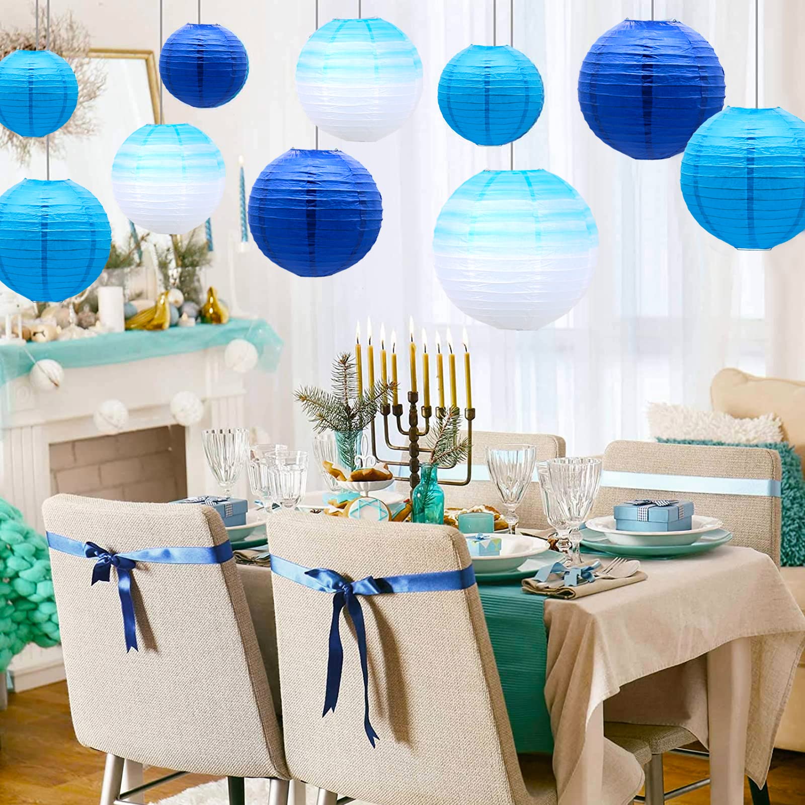 Paper Lanterns Decorative, Party Supplies For Bachelorette Engagement Birthday Party Decorations 14Pcs