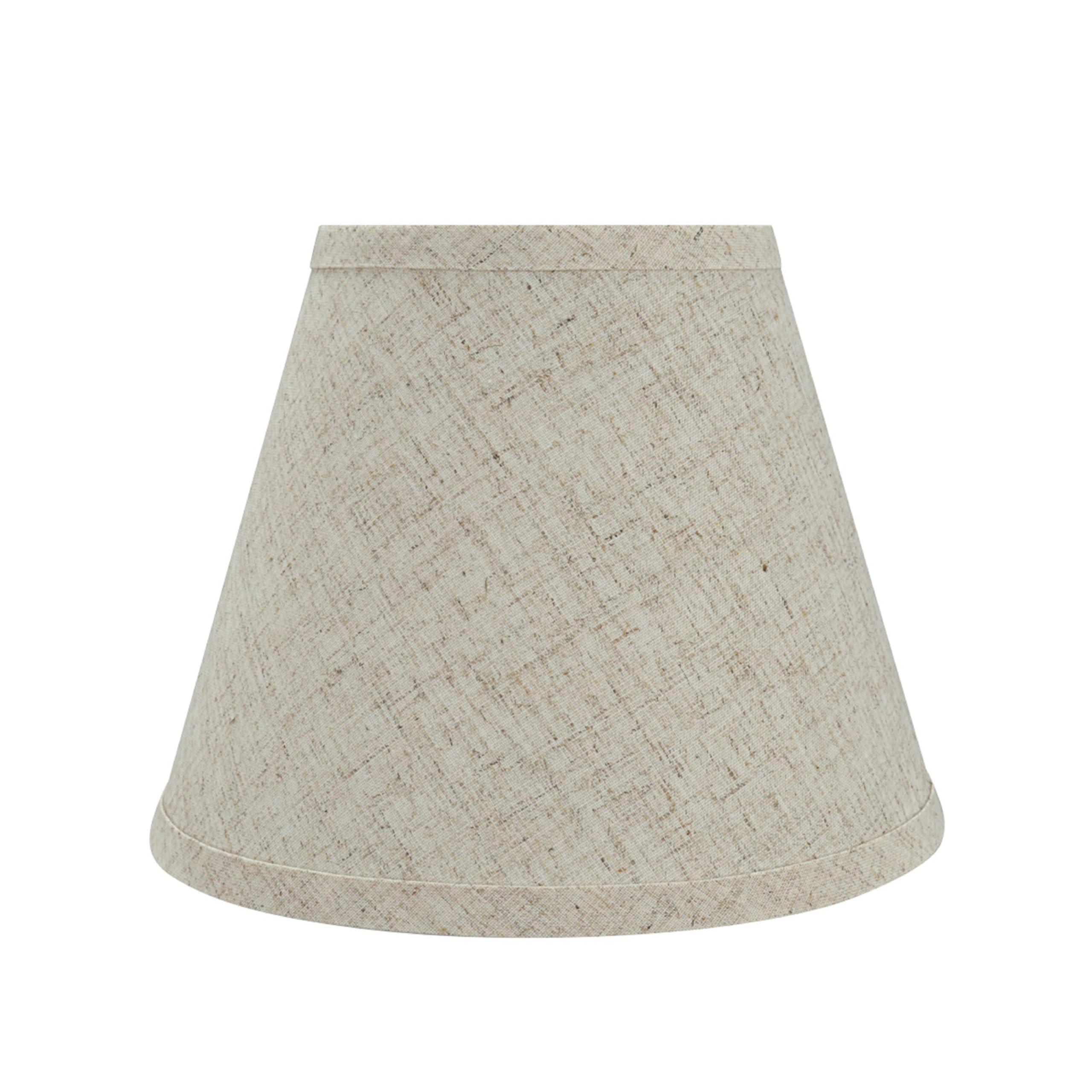 Aspen Creative 32426A, Transitional Hardback Empire Shaped Spider Construction Lamp Shade In Beige, 9&quot; Wide (5&quot; X 9&quot; X 7&quot;)