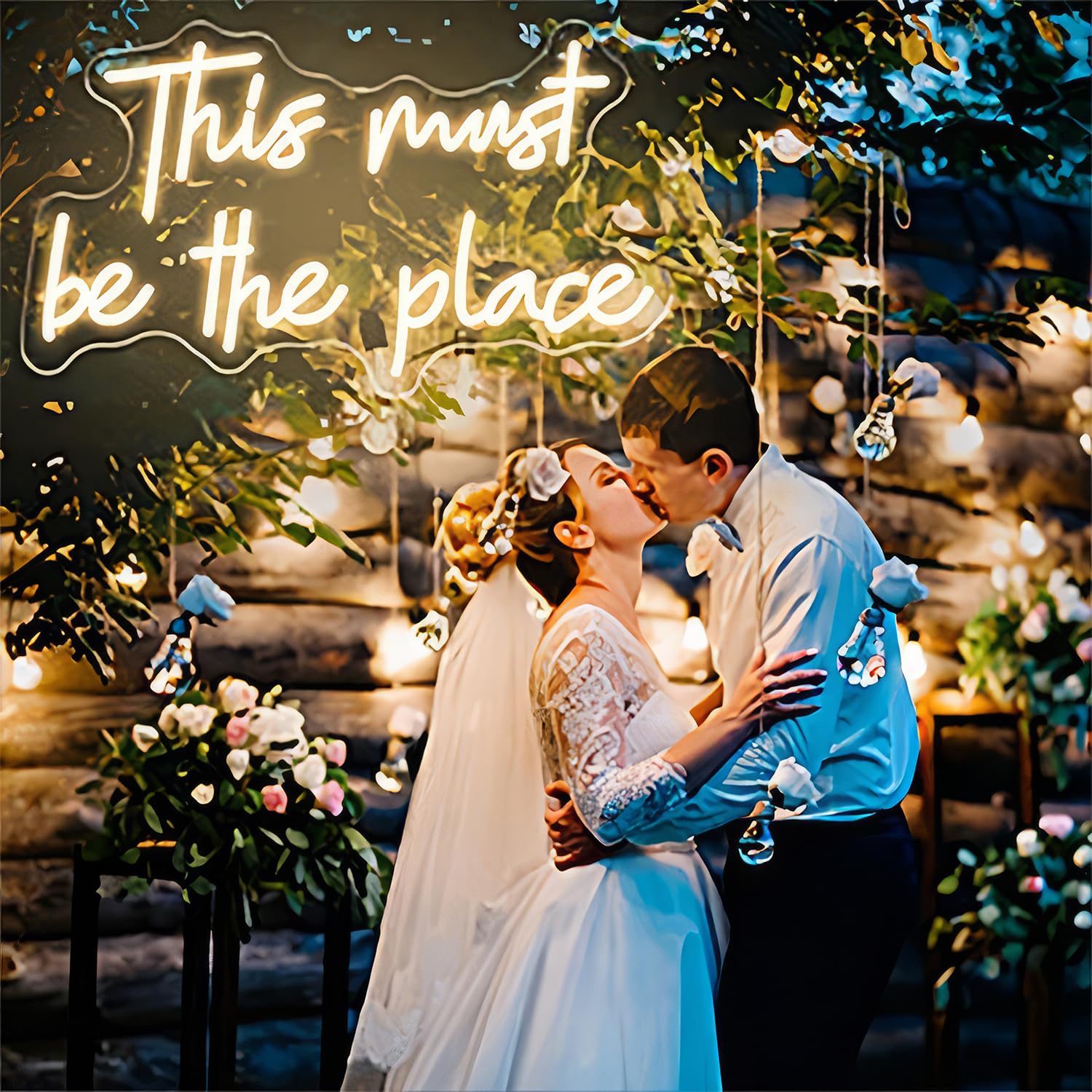 YGEQWK Custom Neon Sign - Customizable LED Light for Weddings, Birthdays, Bars - 30inx7.2in