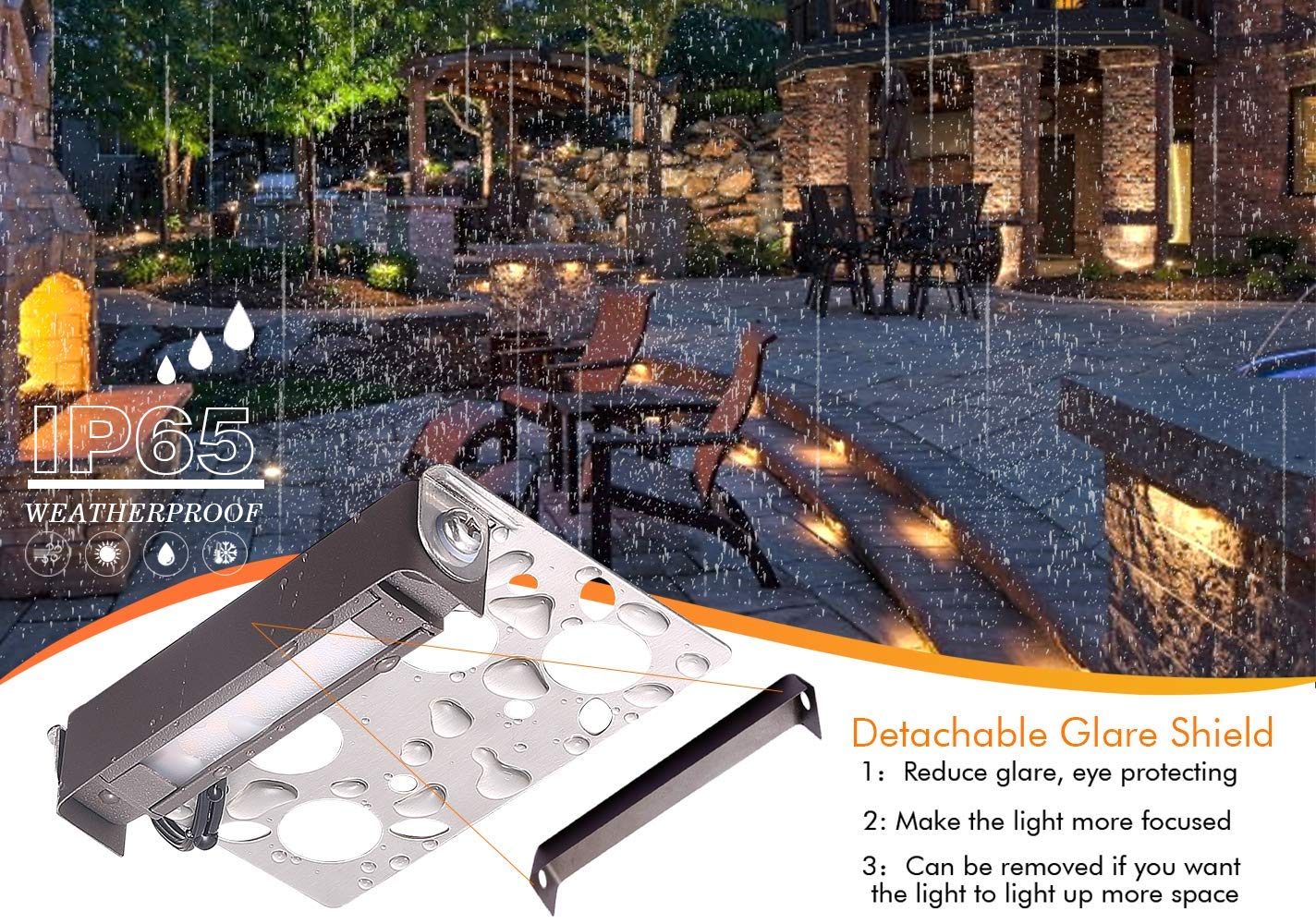 CLOUDY BAY 4 Inch Low Voltage Hardscape Lighting Paver Light, IP65 Waterproof, 3W, 2700K Soft White, Aluminum, 6 Pack