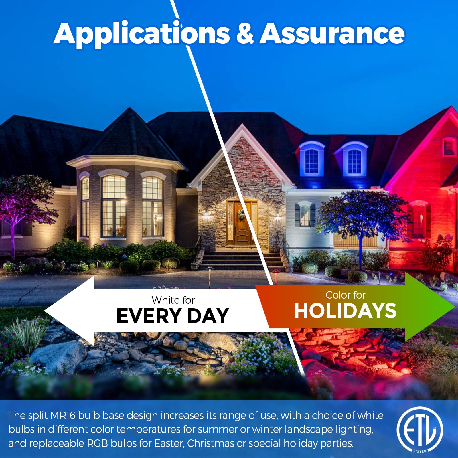 Gardencoin Solid Brass Outdoor Landscape Spotlight, 12V Led Low Voltage Spot Light For Garden And Yard Uplighting, Bronze Heavy