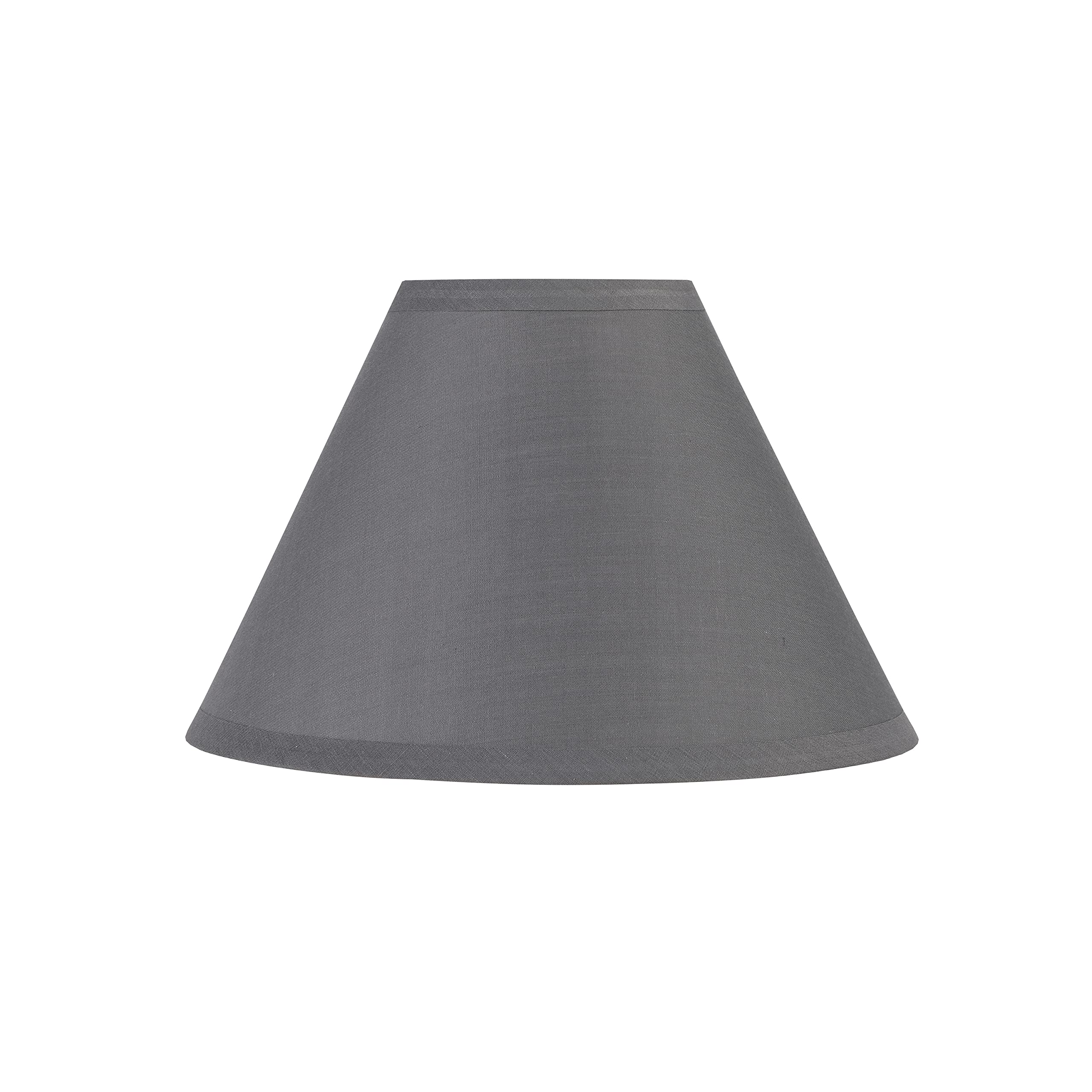 Aspen Creative 55002, Empire Uno Lamp Shade, Dark Gray, 4&quot; Top x 10&quot; Bottom x 7&quot; Slant Height, Slip UNO 33mm
