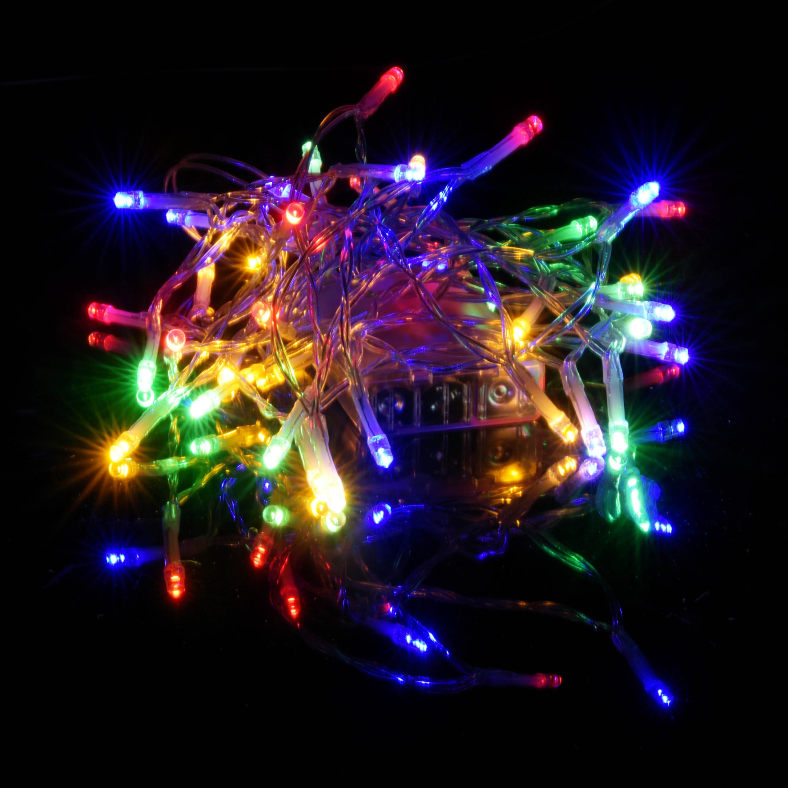 Battery Operated Christmas Lights,8 Flashing Mode 13 Ft Led Fairy Light String With Timer For Small Mini Xmas Tree Wedding Party Indoor/Outdoor Decoration (Multicolor,1Pack)
