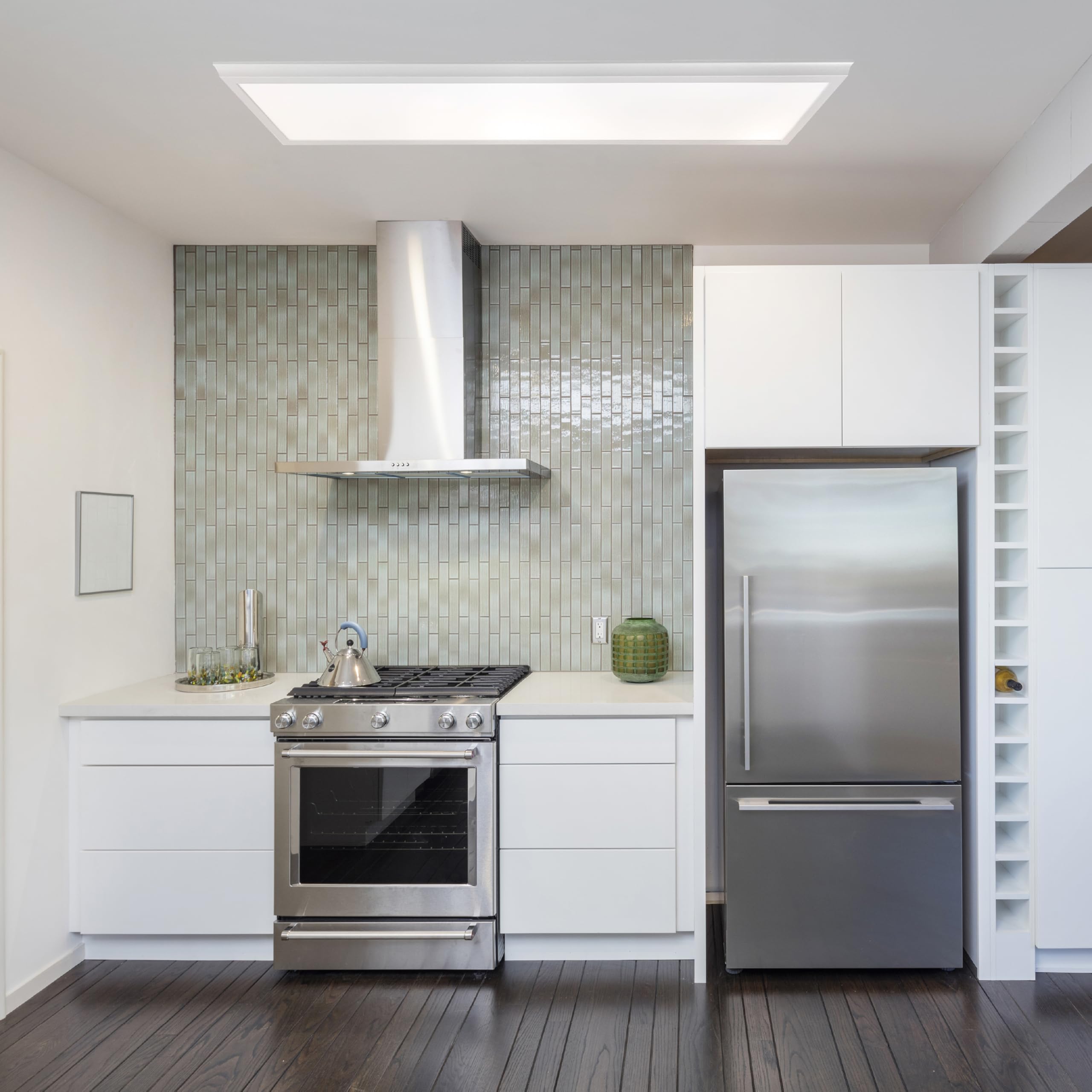 Ultralux LED Light Panel - CCT Switchable, TRIAC Dimmable, 1x4 ft, Matte White, Model UL-IFP-12-48-40W-276