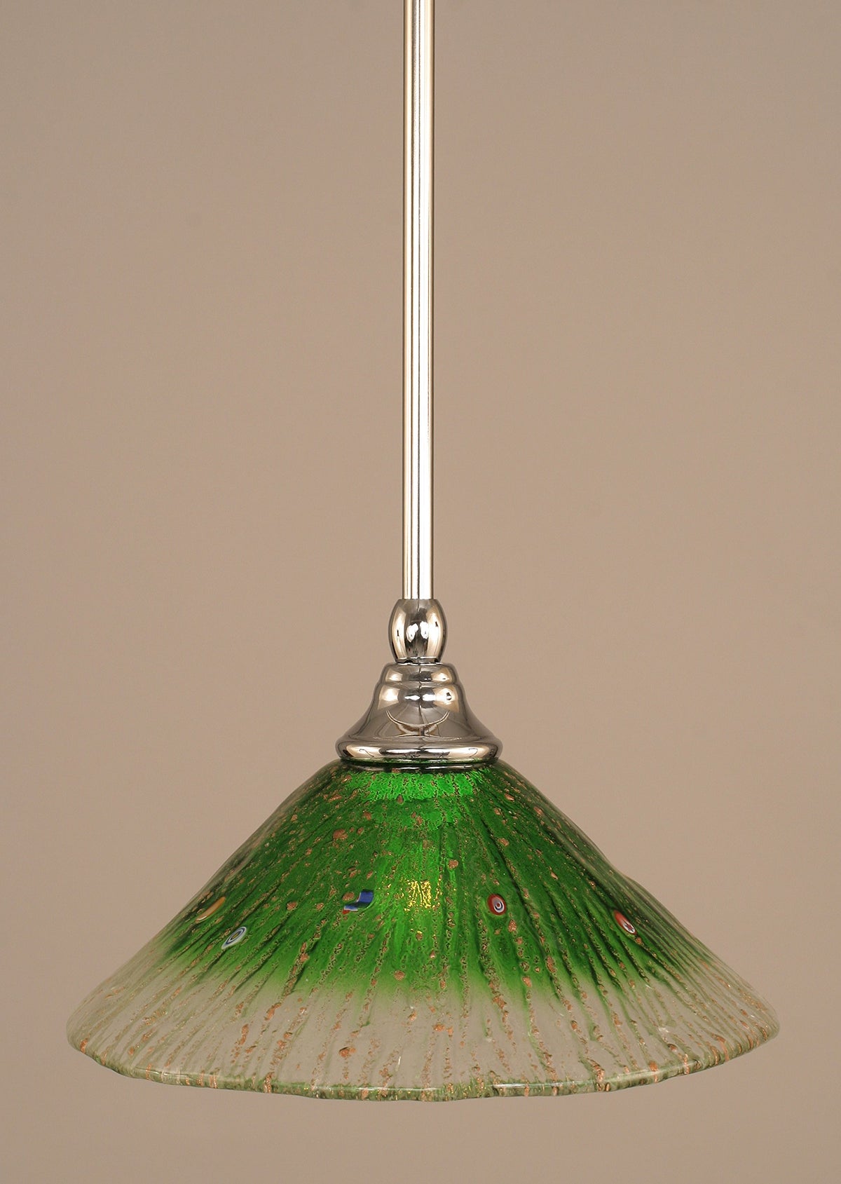 Toltec Lighting 1 Light Mini Pendant In Chrome (23-Ch-437)