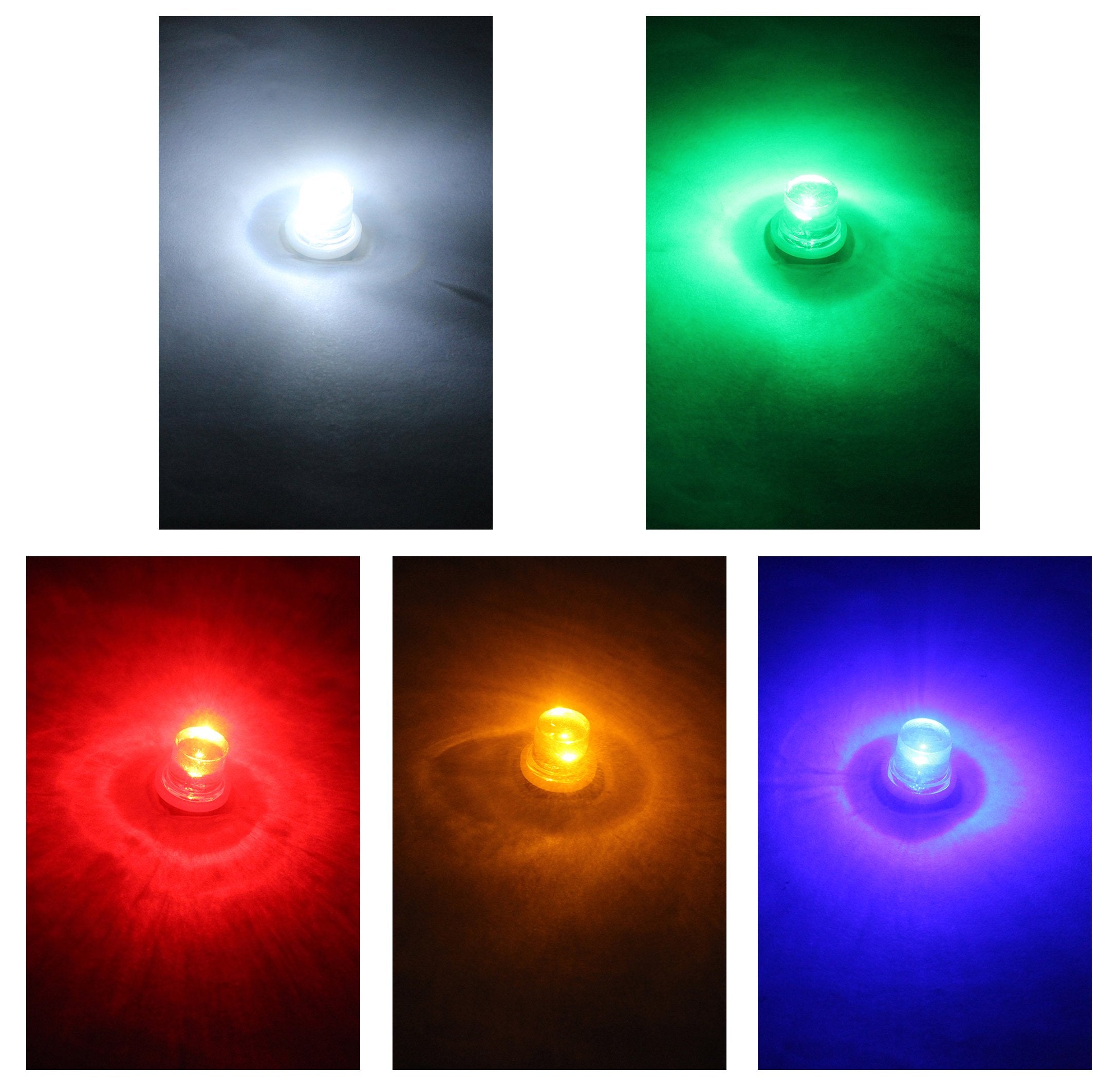 GutReise E10 Screw Red LED Bulb Flood Light 10pcs (3V, Steel) - 10 Count