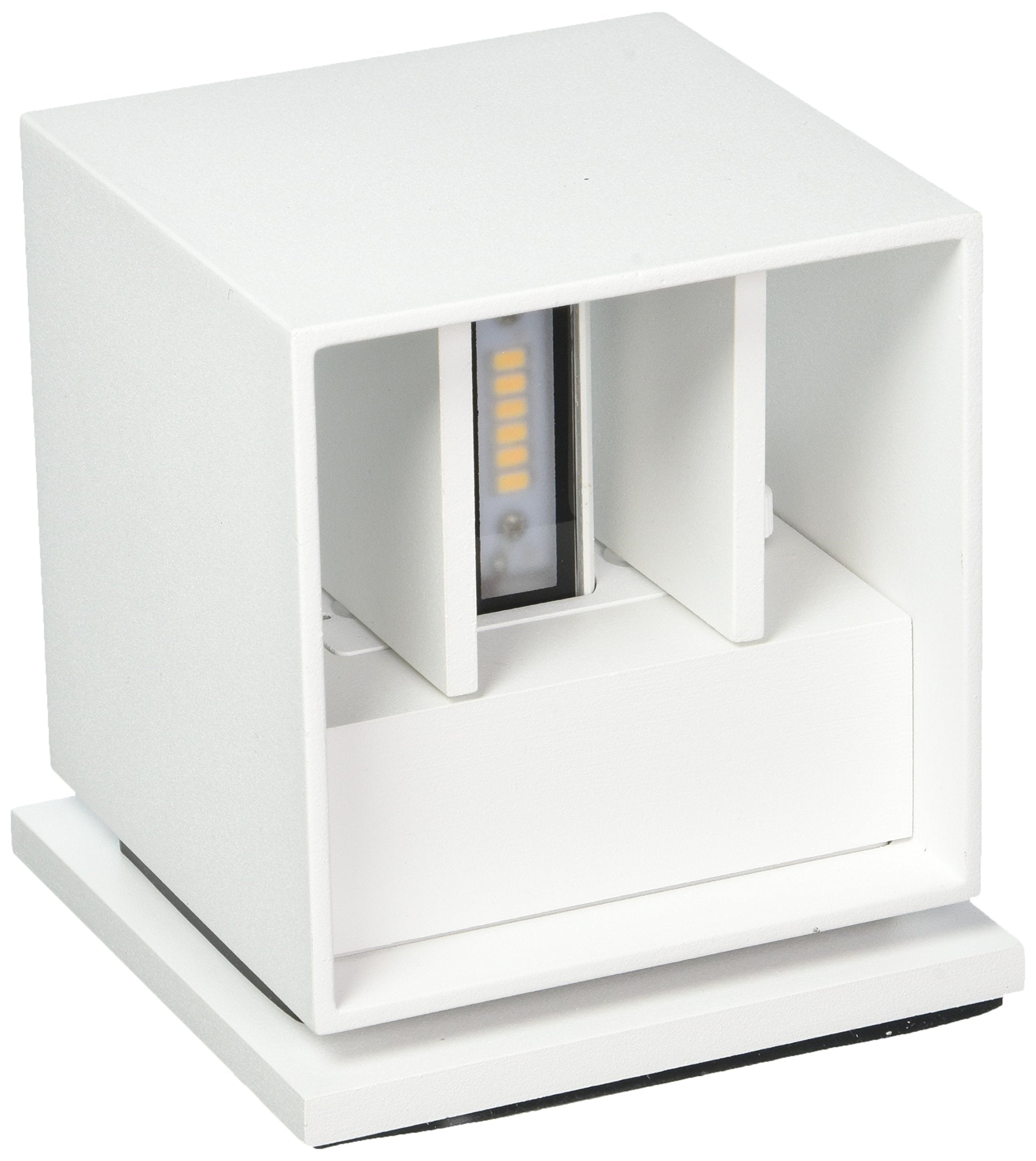 Access Lighting - HI Access 20399LEDMG-WH Contemporary Modern LED Wallwasher from Square Collection in White Finish