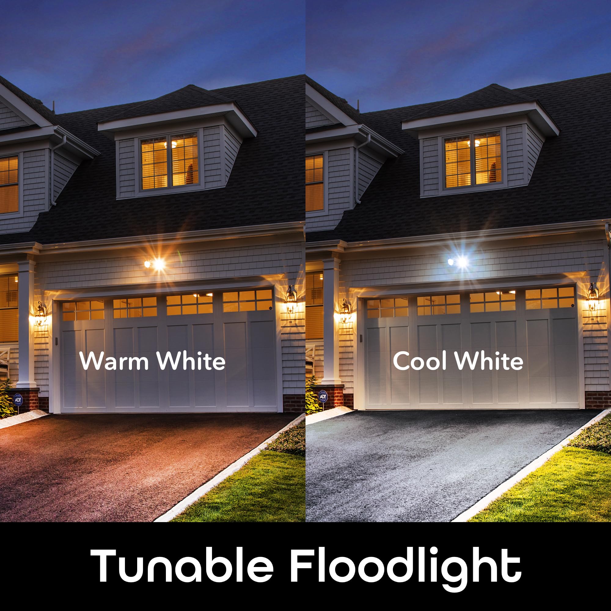 Geeni Lux Smart Floodlight, 11W Dimmable Led, 1000 Lumens, Works With Alexa & Google Assistant