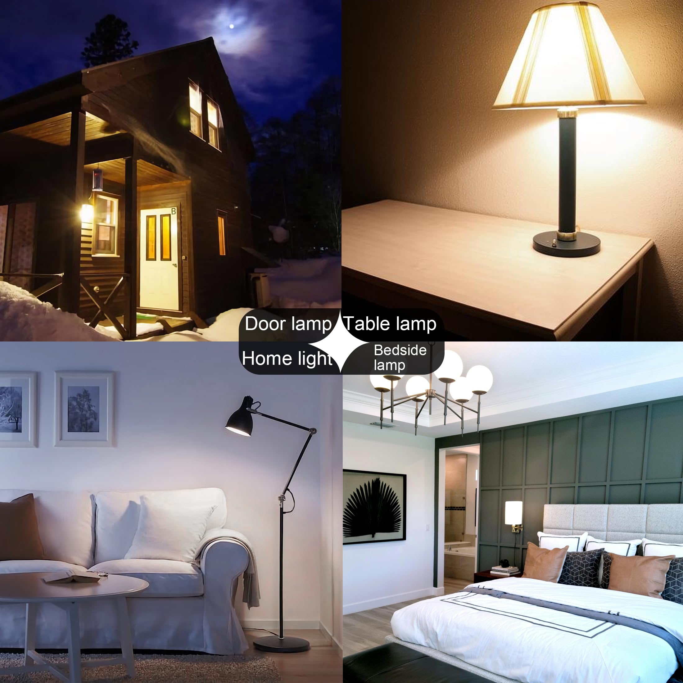 GRV Smart Light Bulb 12W A60, Color Changing, Dimmable 3000-6500K, E26 Base, Includes 1 Bulb & 1 Remote, Plastic