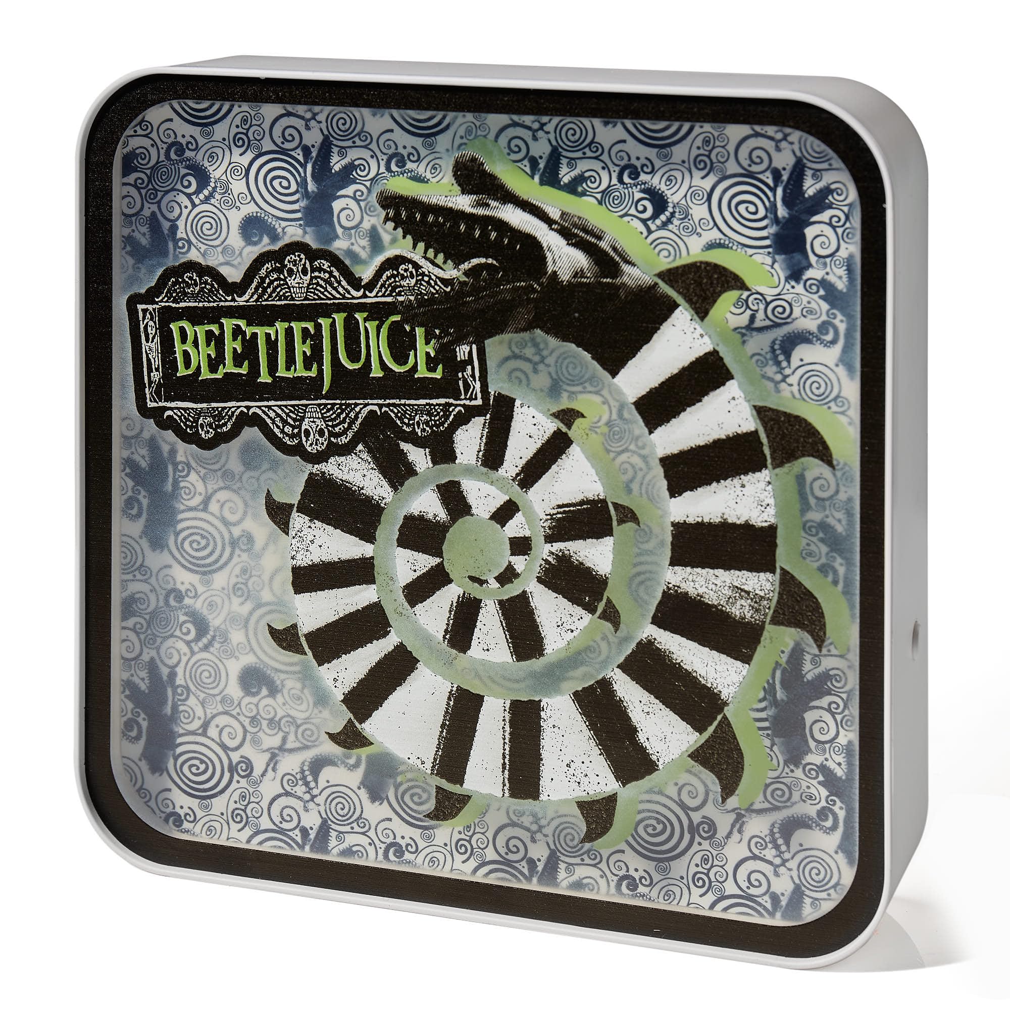 Numskull Official Beetlejuice Acrylic Logo Desk Lamp Wall Light for Bedroom, Office, Home, Study, Work - Official Beetlejuice Me