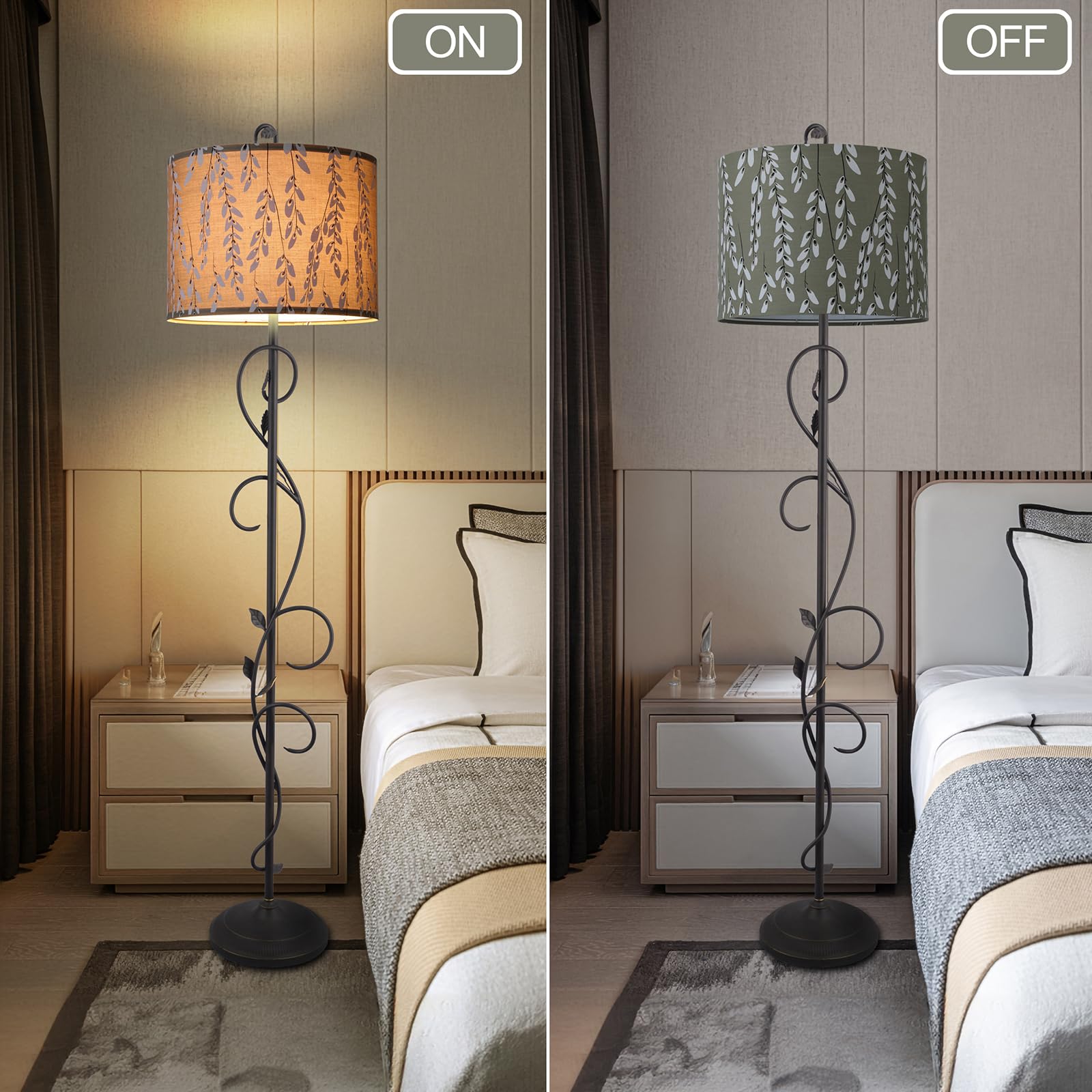 Lamp Shades Set Of 2, Drum Lampshades, Lampshade 10 Inches Height, Lampshades For Table Lamp, Floor Lamp, Pendant Light, Lamp Sh