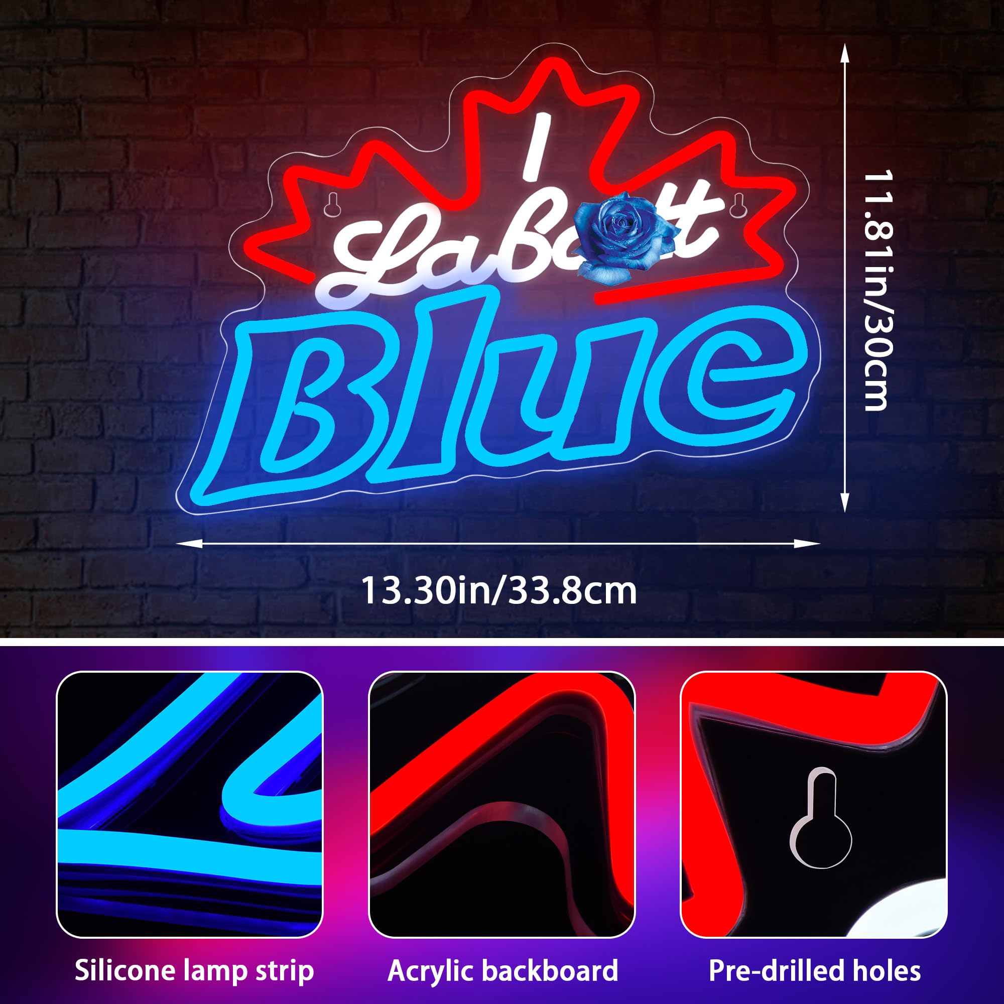 malt-inspired Neon Sign For Wall Decor Bar Neon Sign malt-inspired Led Sign Neon Lights For Home Bar Man Cave Garage Pub Party Game Room Hotel Bedroom Birthday Gifts Usb Powered(Xd-222)