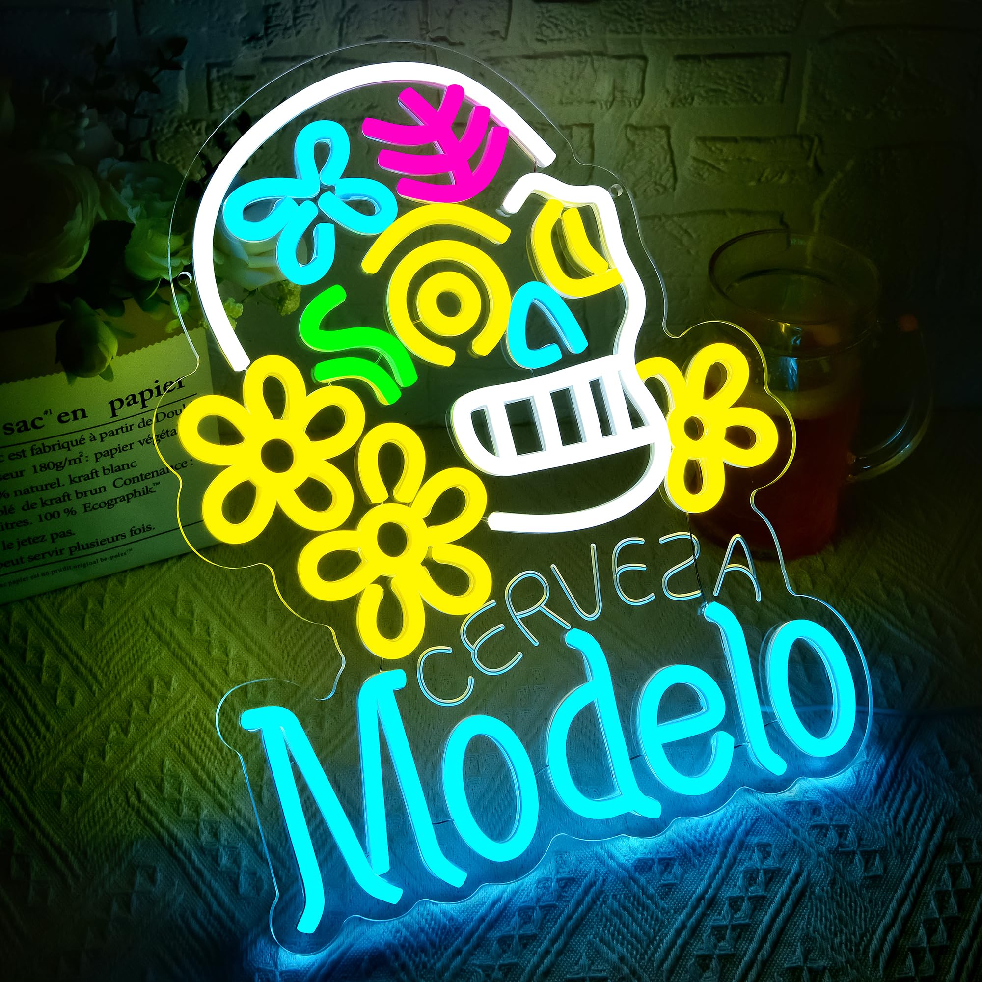 malt-inspired Neon Sign For Wall Decor malt-inspired Neon Light For Bedroom Bar Led Business Signs Suitable For Man Cave Home Bar Pub Party Store Bistro Birthday Gift Christmas Decor Size 14.9 * 11.8In(Zyld283)