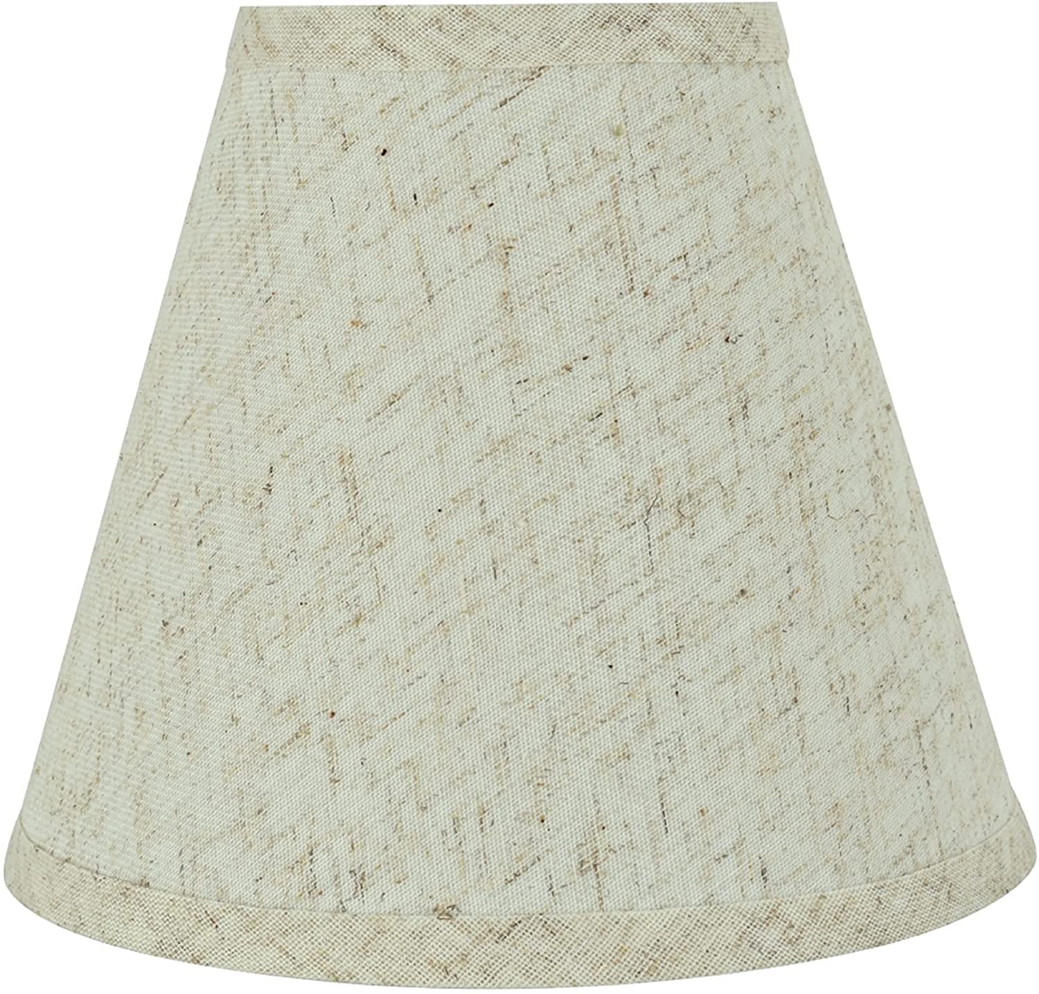 Aspen Creative 32471A Transitional Hardback Empire Shaped Spider Construction Lamp Shade in Flaxen, 8&quot; wide (4&quot; x 8&quot; x 7&quot;)