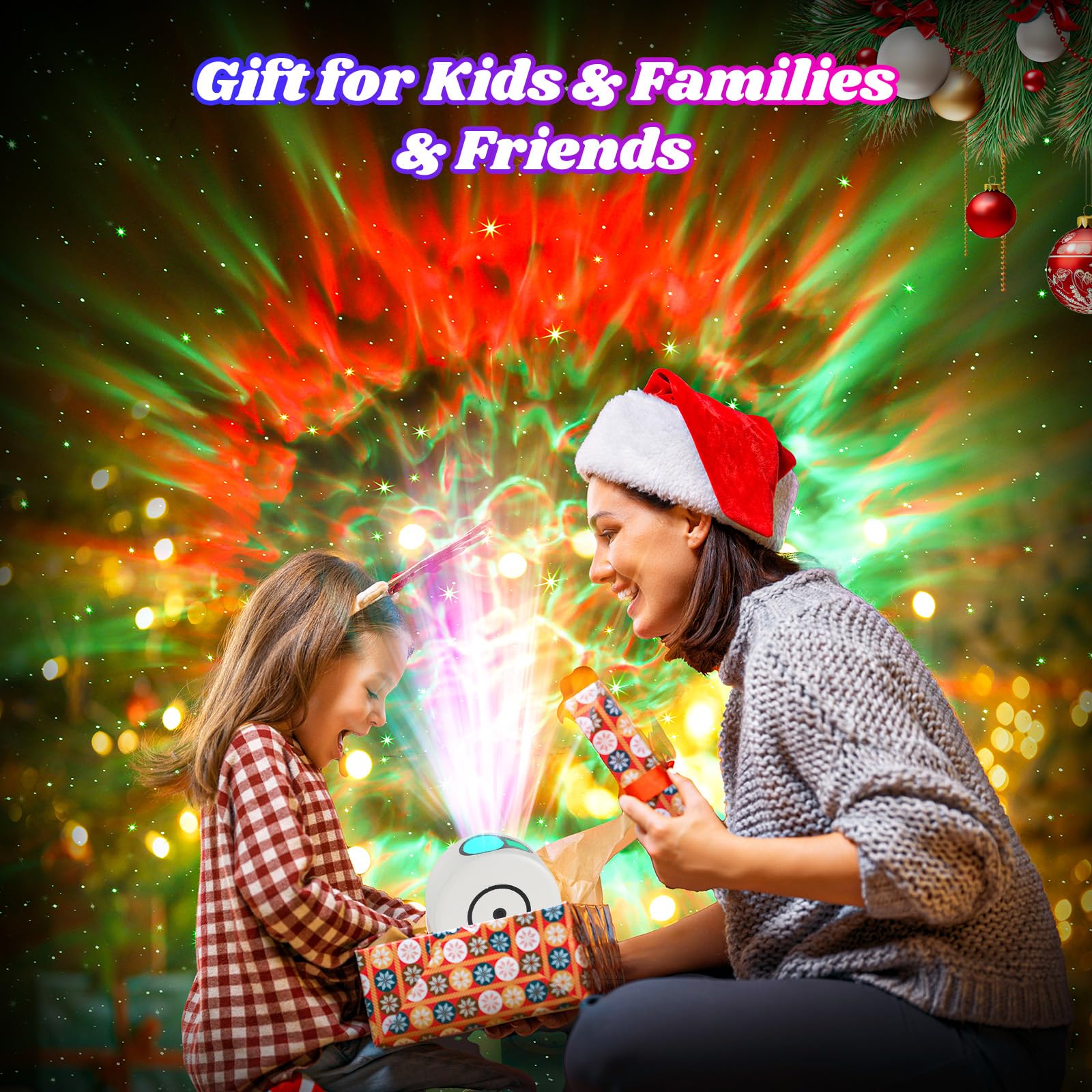 Galaxy Star Projector With Timer & Remote Control - Night Light For Bedroom Kids Room, Christmas Birthday Gifts For Adults Teens